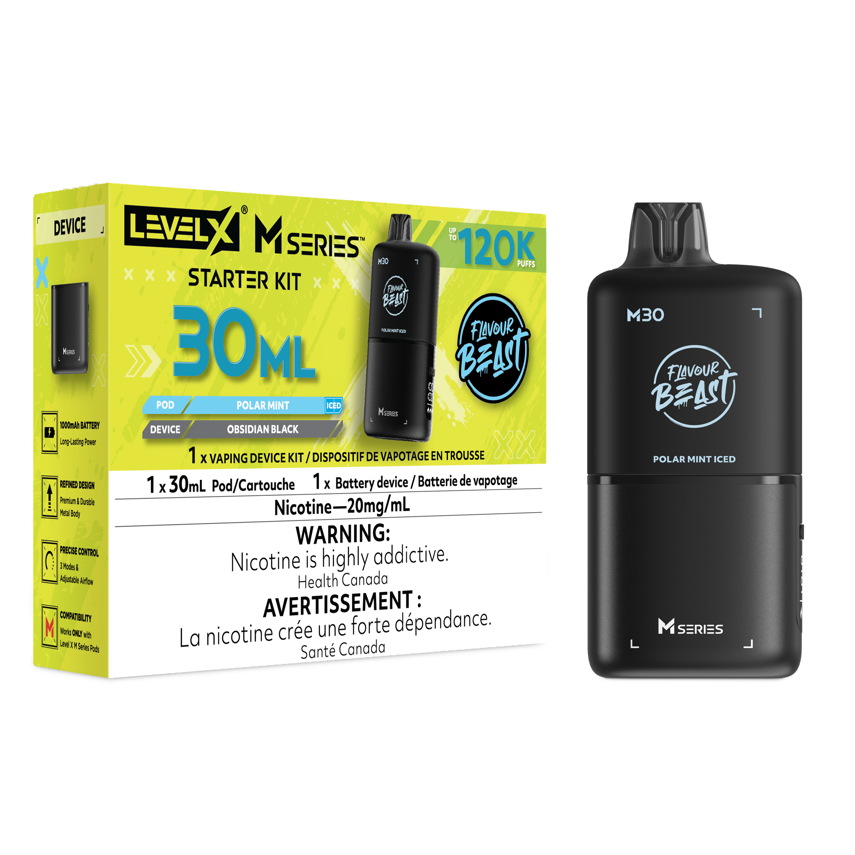 FLAVOUR BEAST LEVEL X M SERIES M30 120K KIT