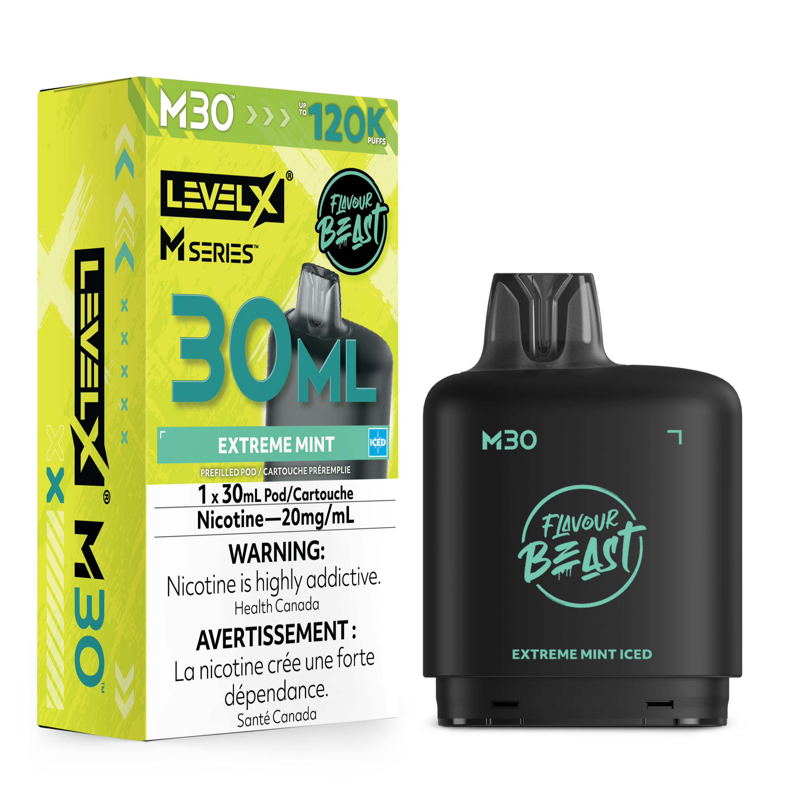FLAVOUR BEAST LEVEL X M SERIES M30 120K POD