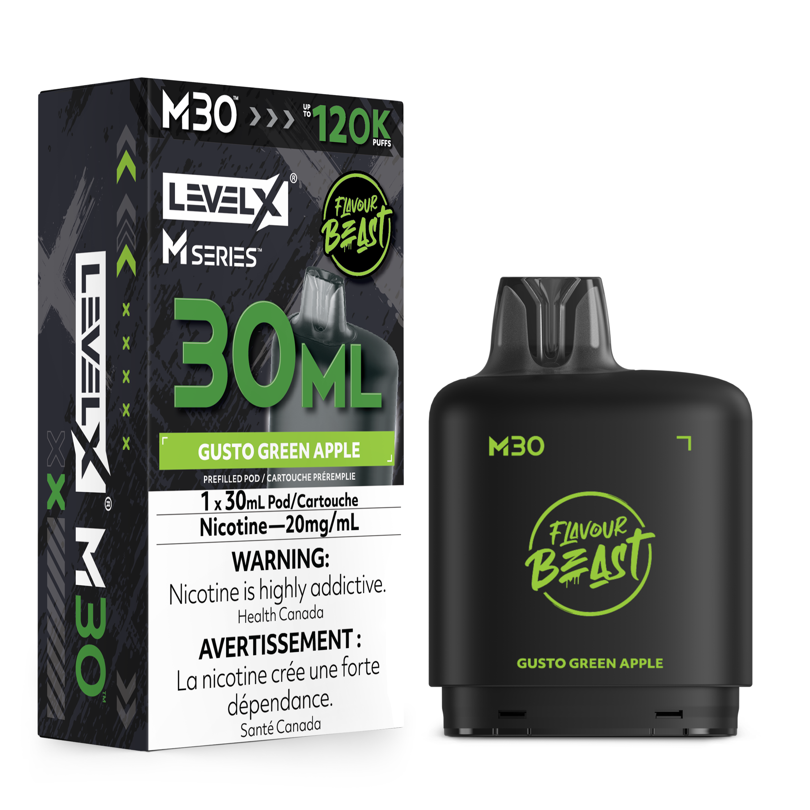 FLAVOUR BEAST LEVEL X M SERIES M30 120K POD