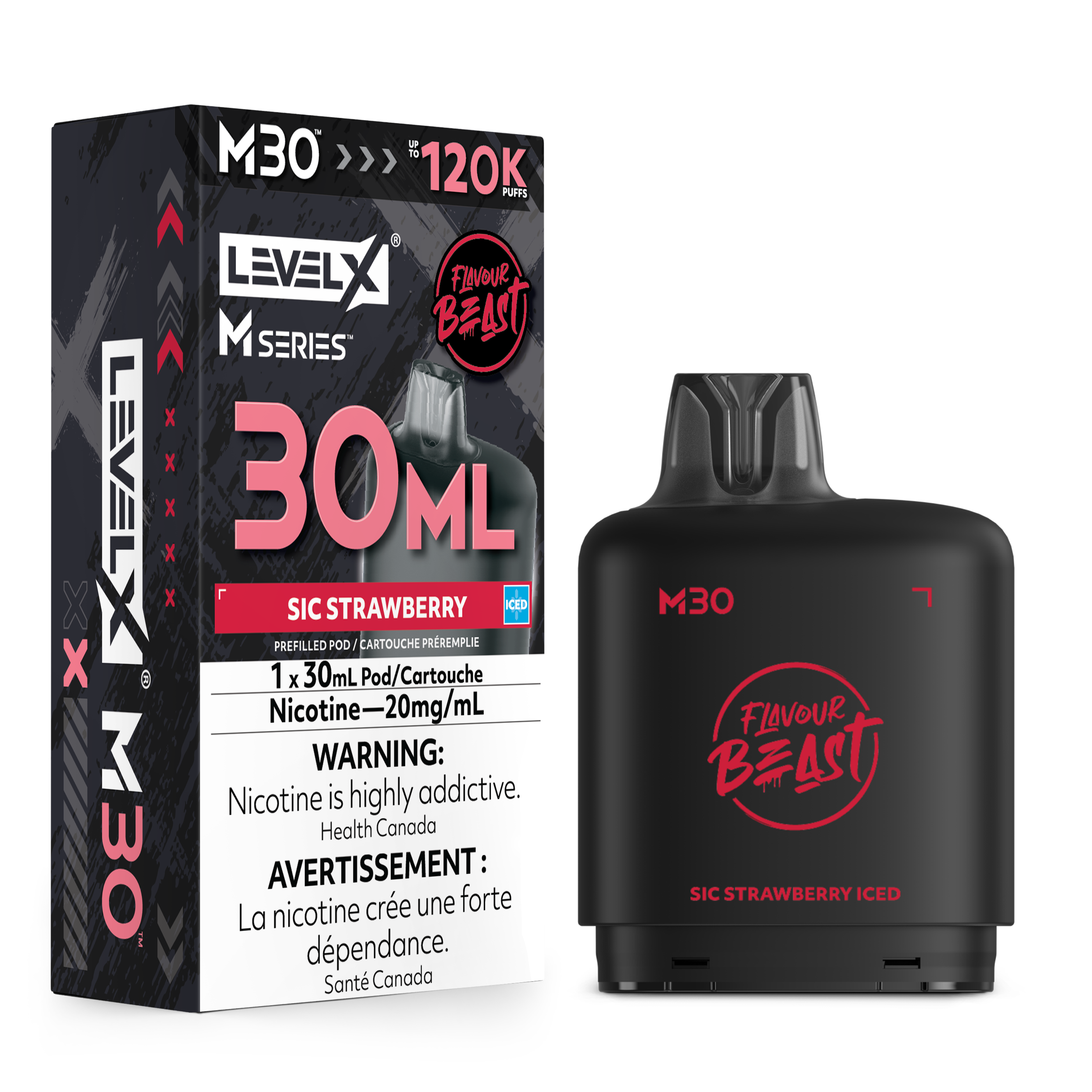 FLAVOUR BEAST LEVEL X M SERIES M30 120K POD