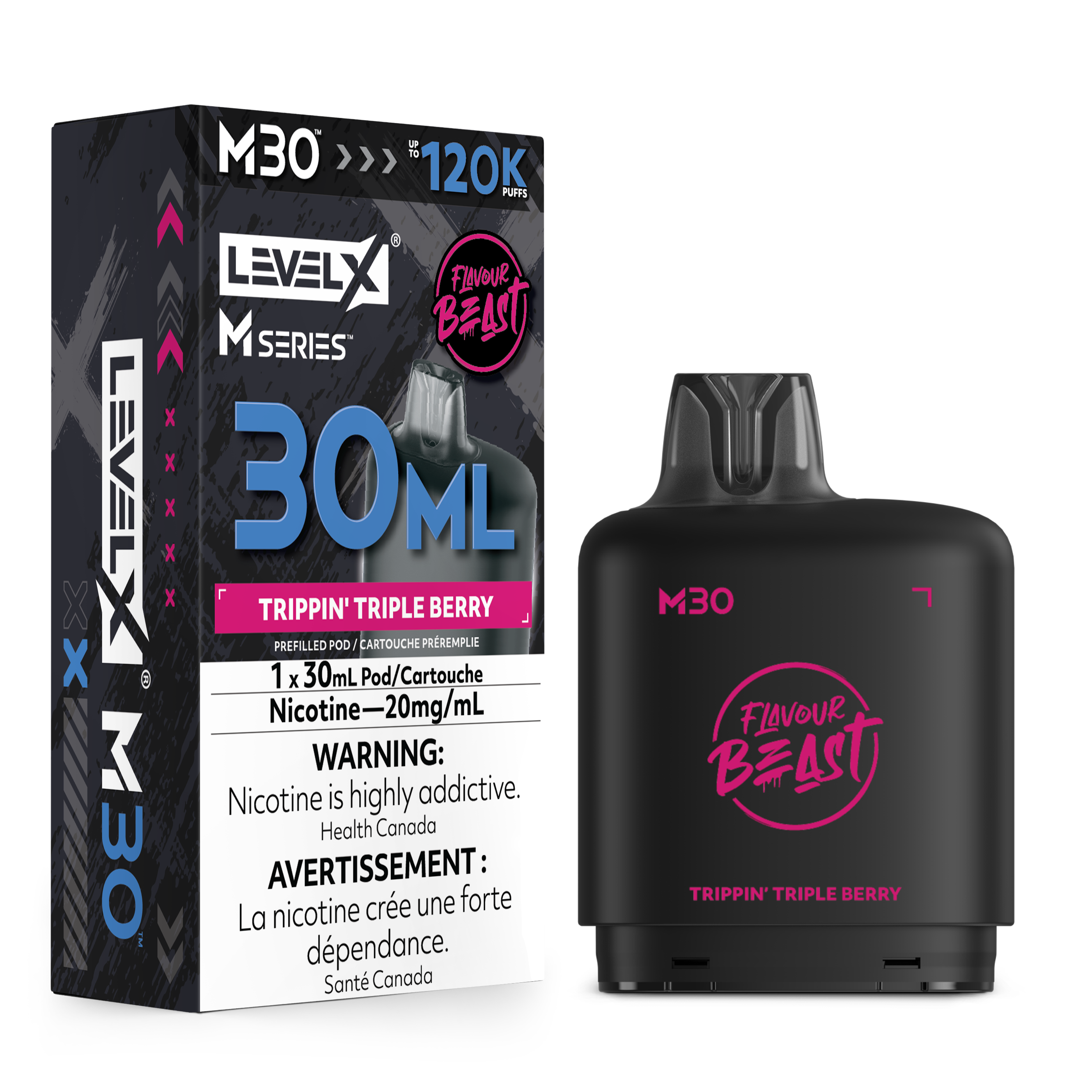 FLAVOUR BEAST LEVEL X M SERIES M30 120K POD