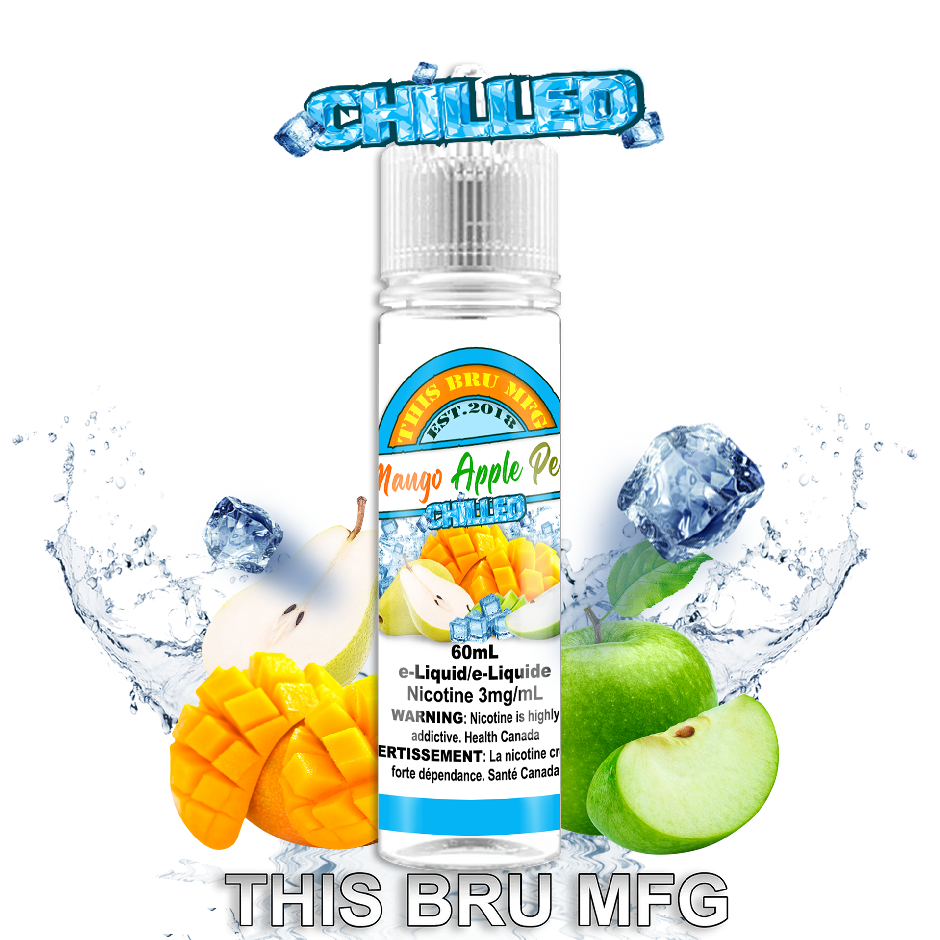 THIS BRU MFG - MANGO APPLE PEAR CHILLED 60ML