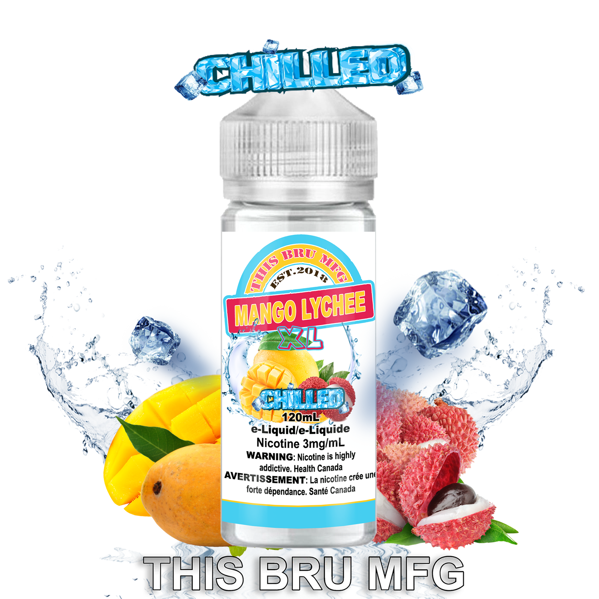 THIS BRU MFG - MANGO LYCHEE CHILLED 120ML