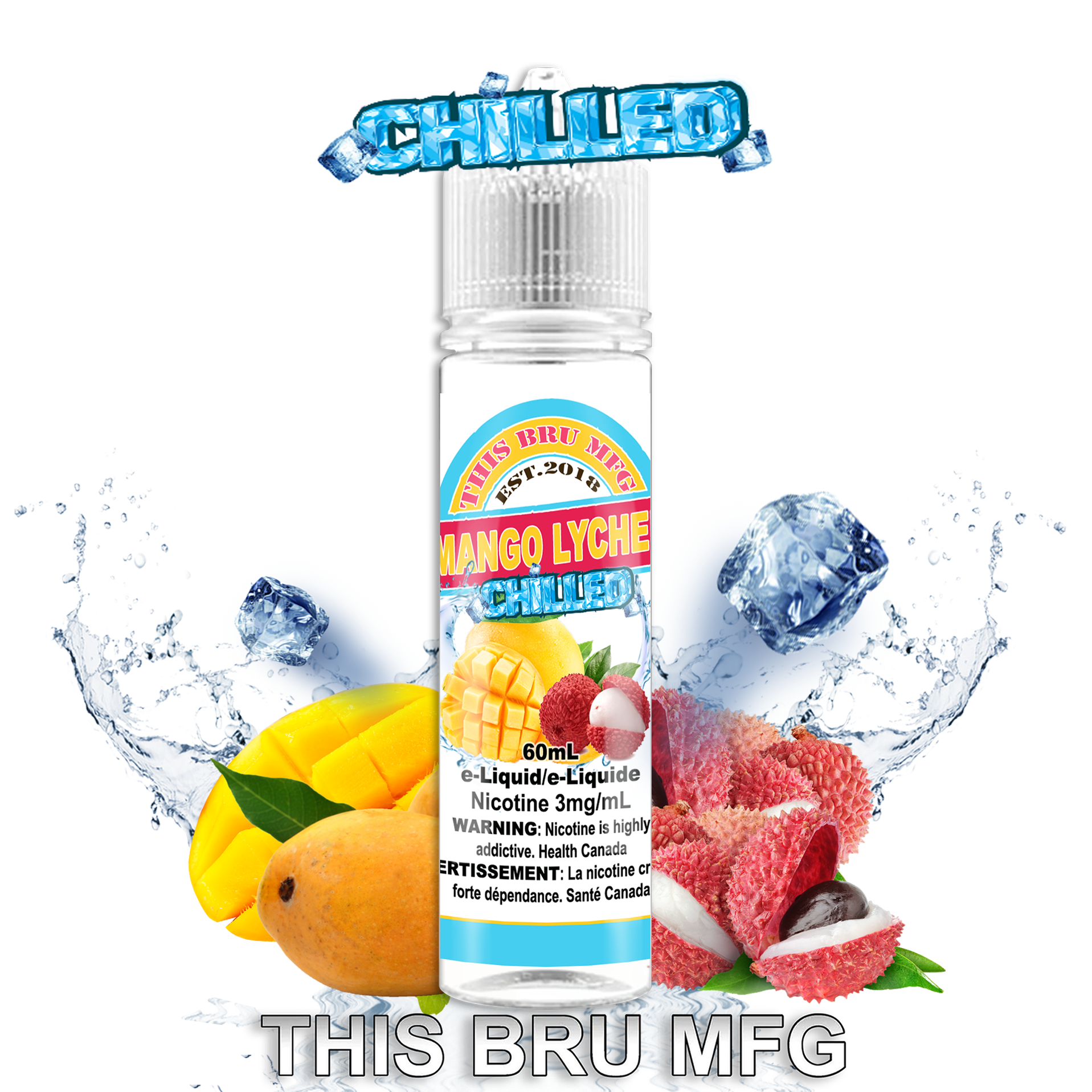 THIS BRU MFG - MANGO LYCHEE CHILLED 60ML