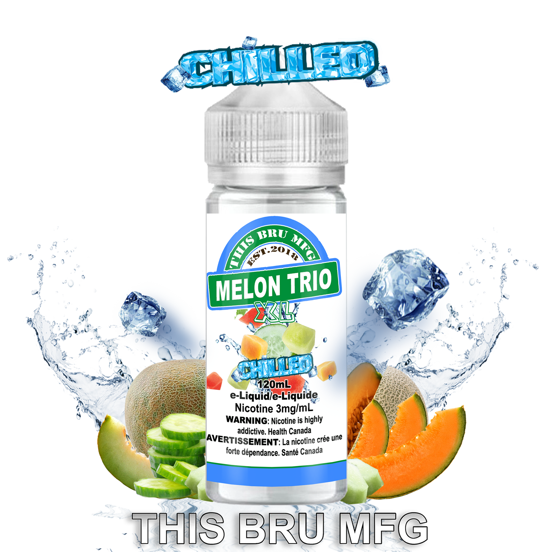THIS BRU MFG - MELON TRIO CHILLED 120ML