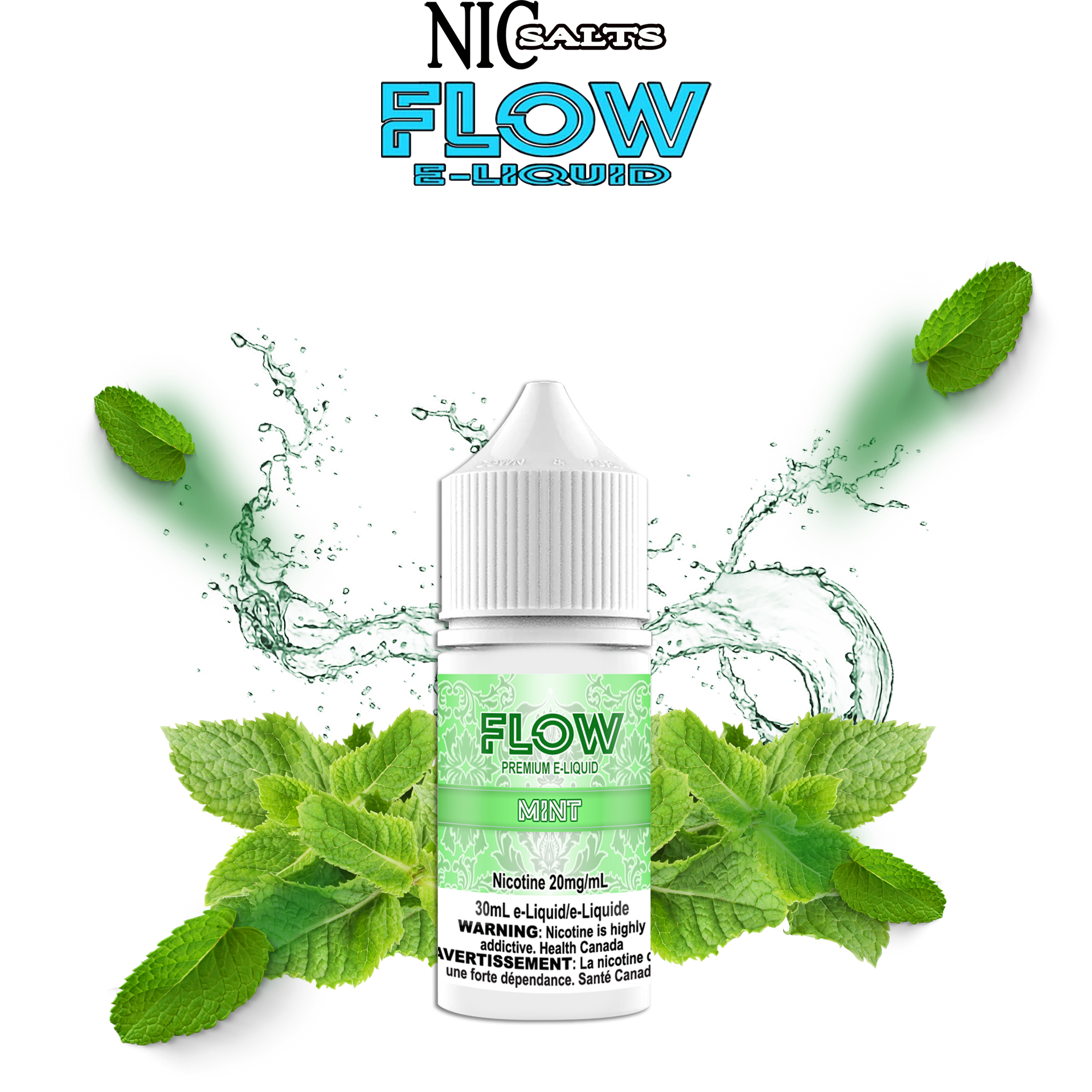 FLOW E-LIQUID SALT - MINT 30ML