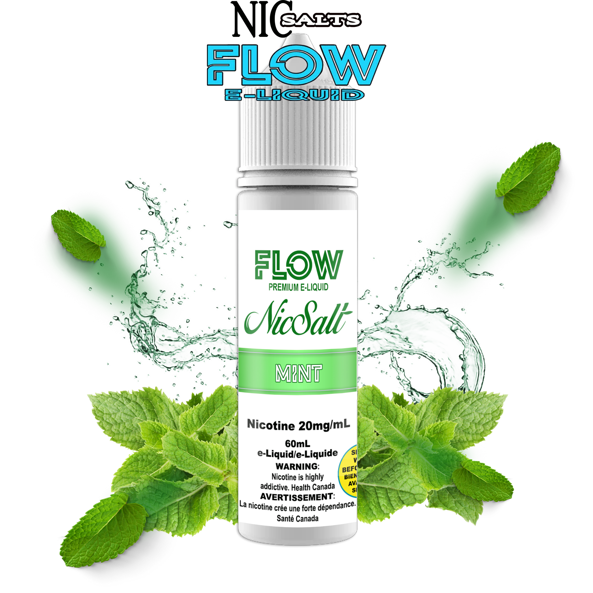 CUSTOM FLOW E-LIQUID SALT - MINT