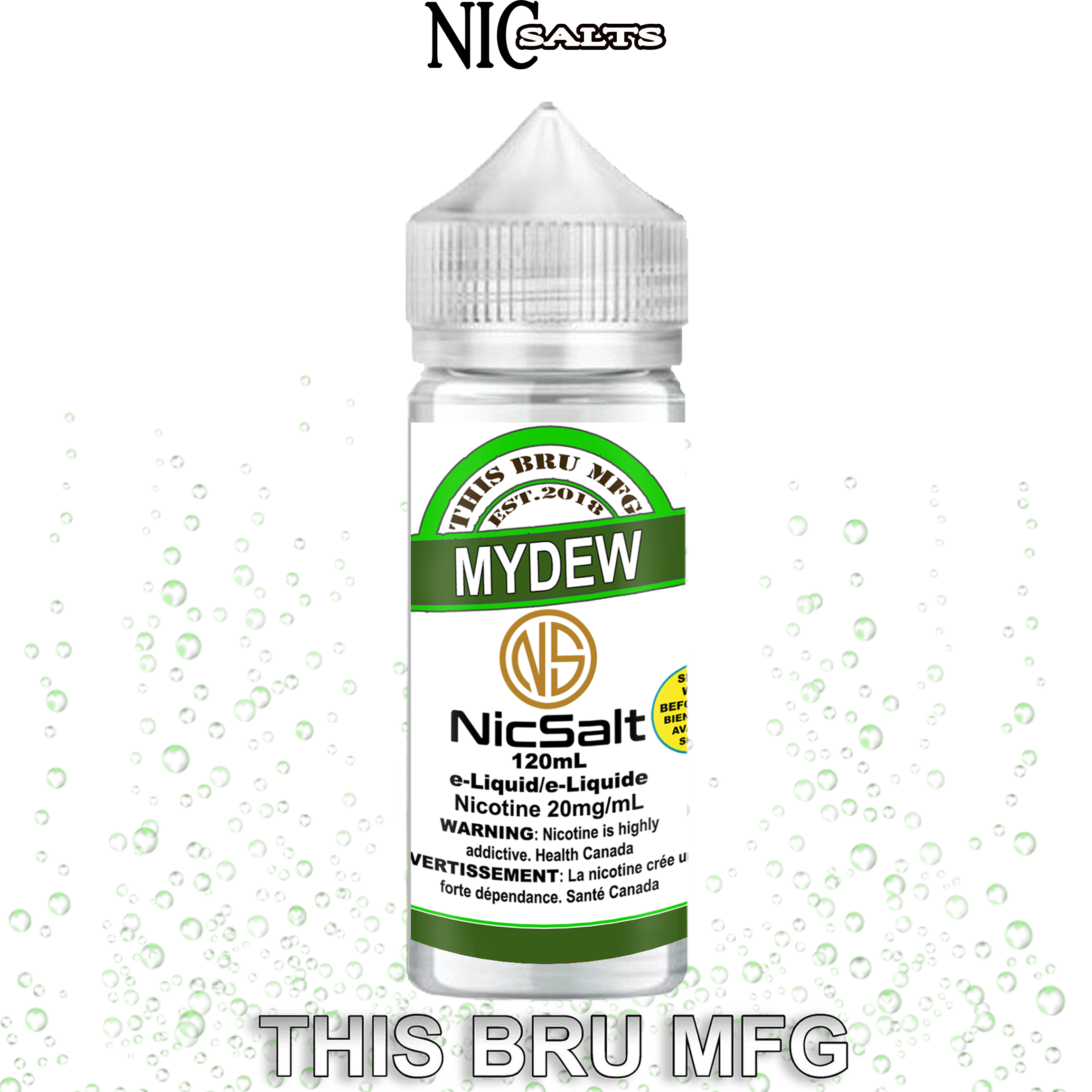 CUSTOM THIS BRU MFG SALT - MY DEW