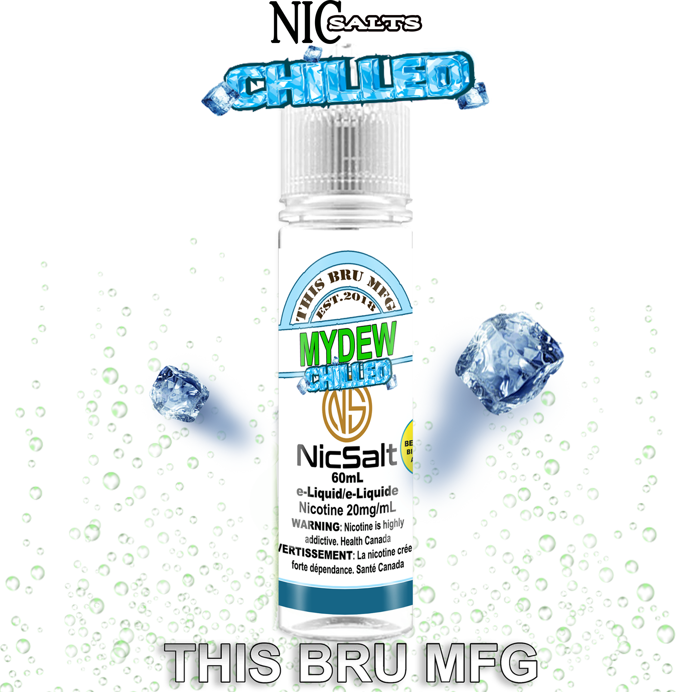 THIS BRU MFG SALT - MY DEW CHILLED 60ML