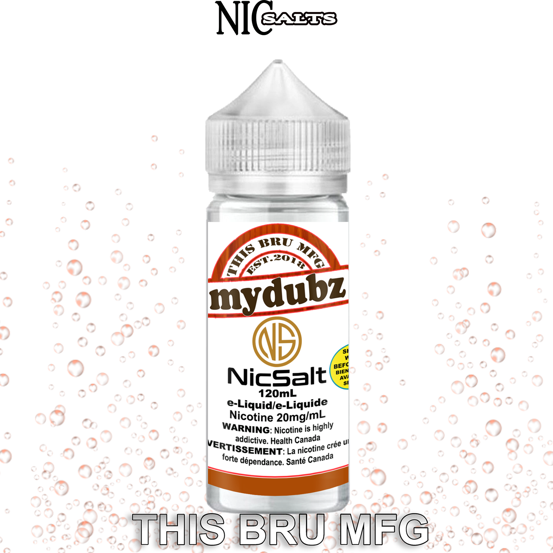 CUSTOM THIS BRU MFG SALT - MY DUBZ
