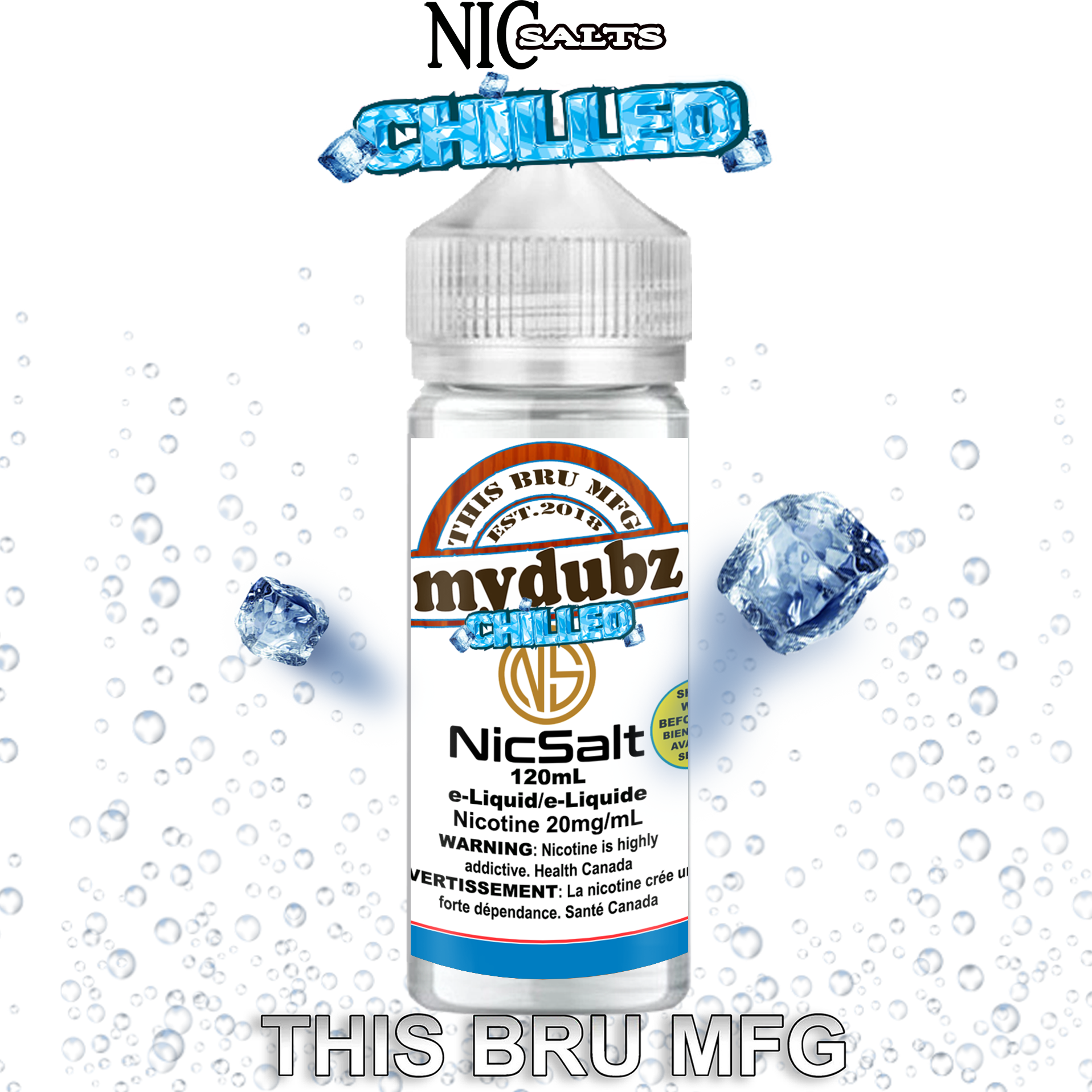 CUSTOM THIS BRU MFG SALT - MY DUBZ CHILLED
