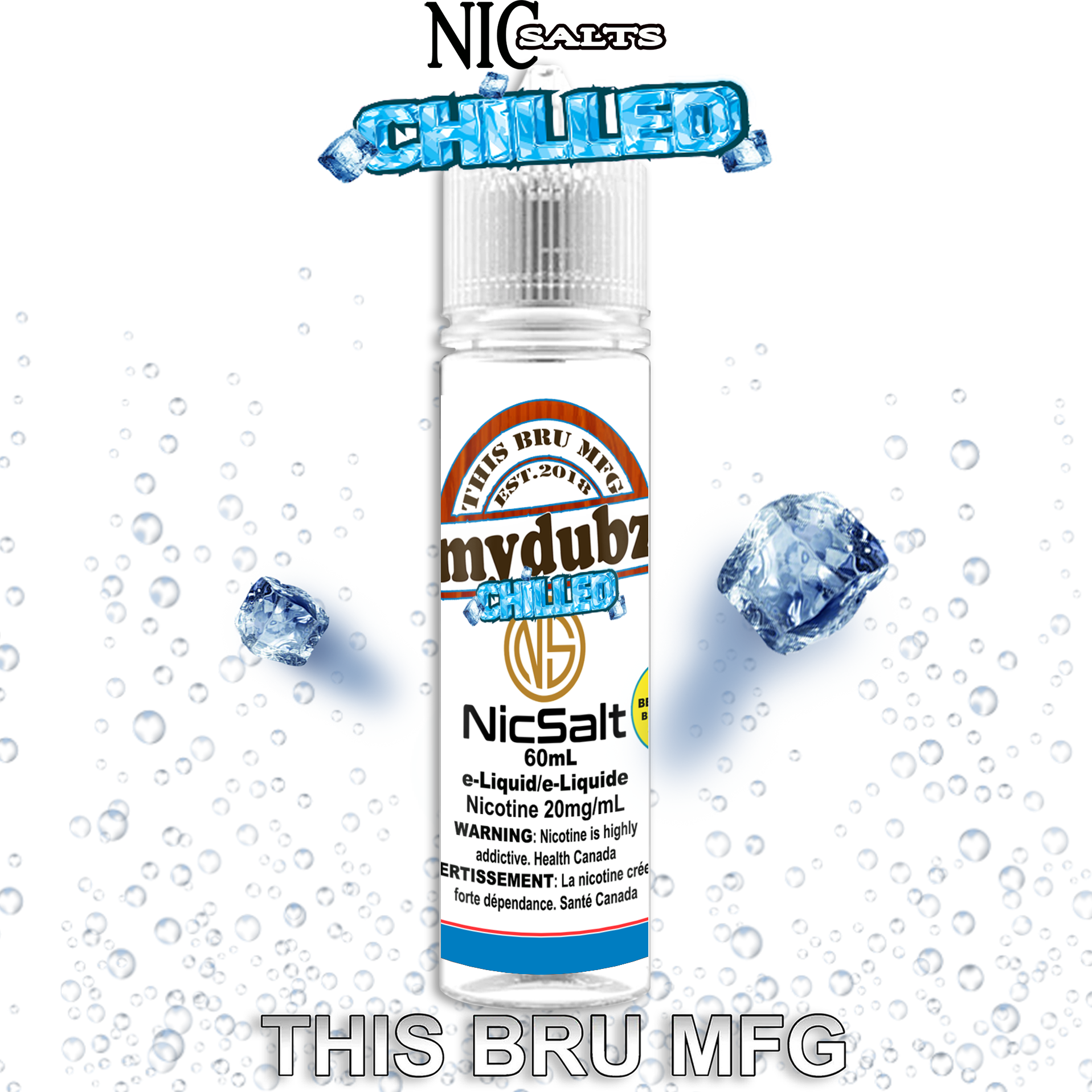 CUSTOM THIS BRU MFG SALT - MY DUBZ CHILLED
