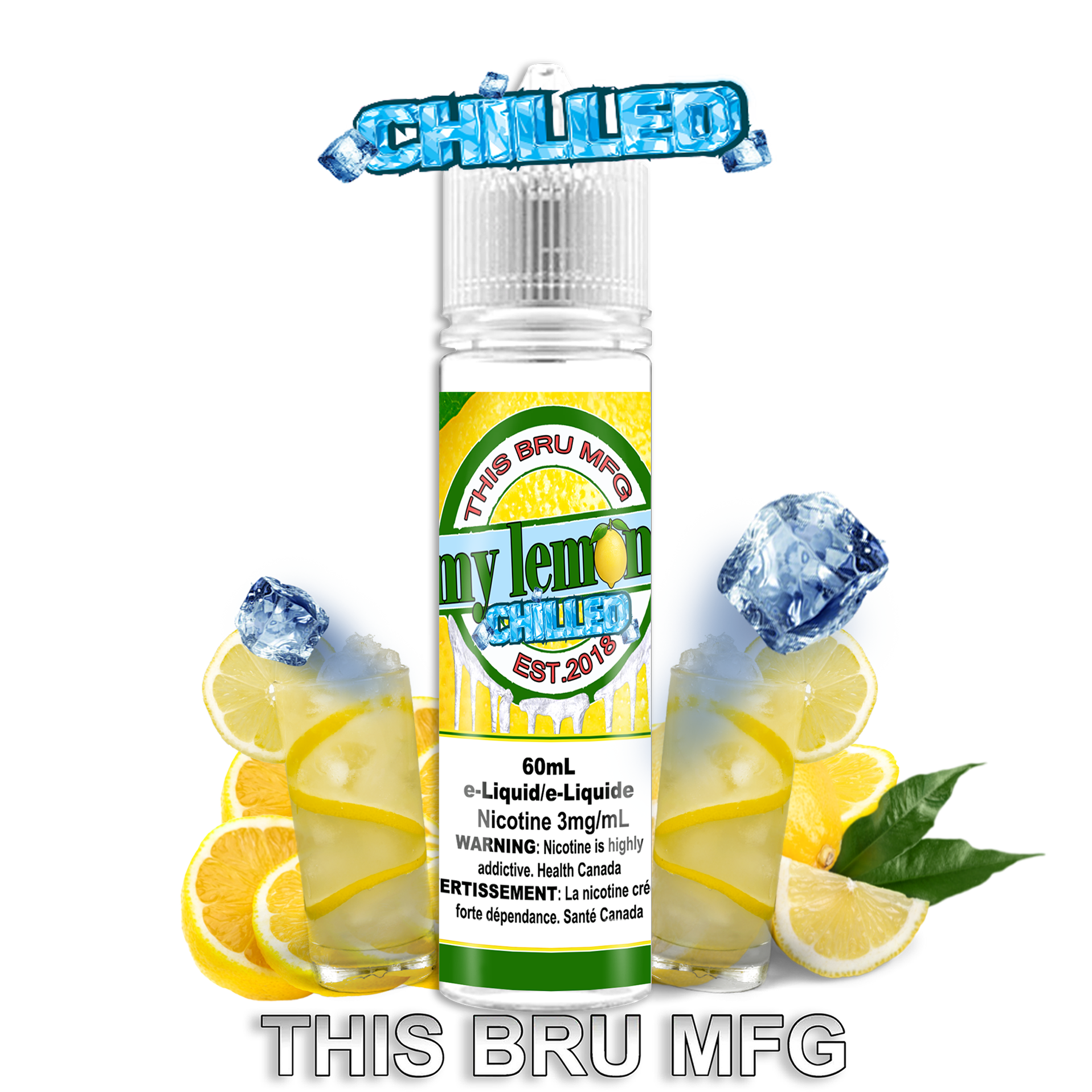 THIS BRU MFG - MY LEMONS CHILLED 60ML