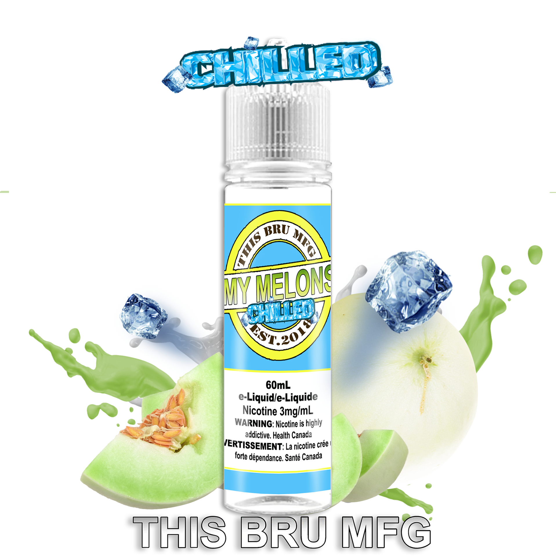 THIS BRU MFG - MY MELONS CHILLED 60ML
