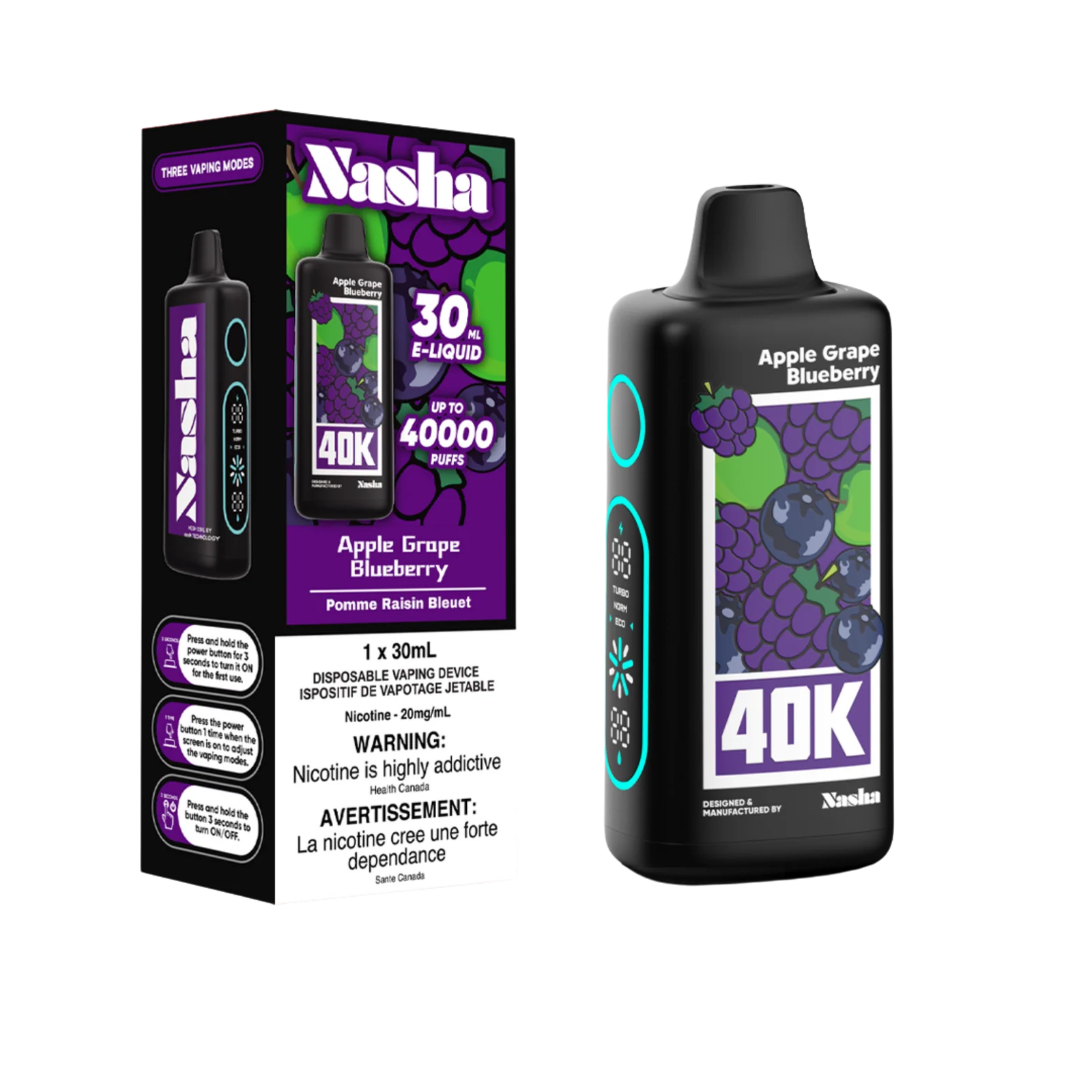 NASHA 40K DISPOSABLE
