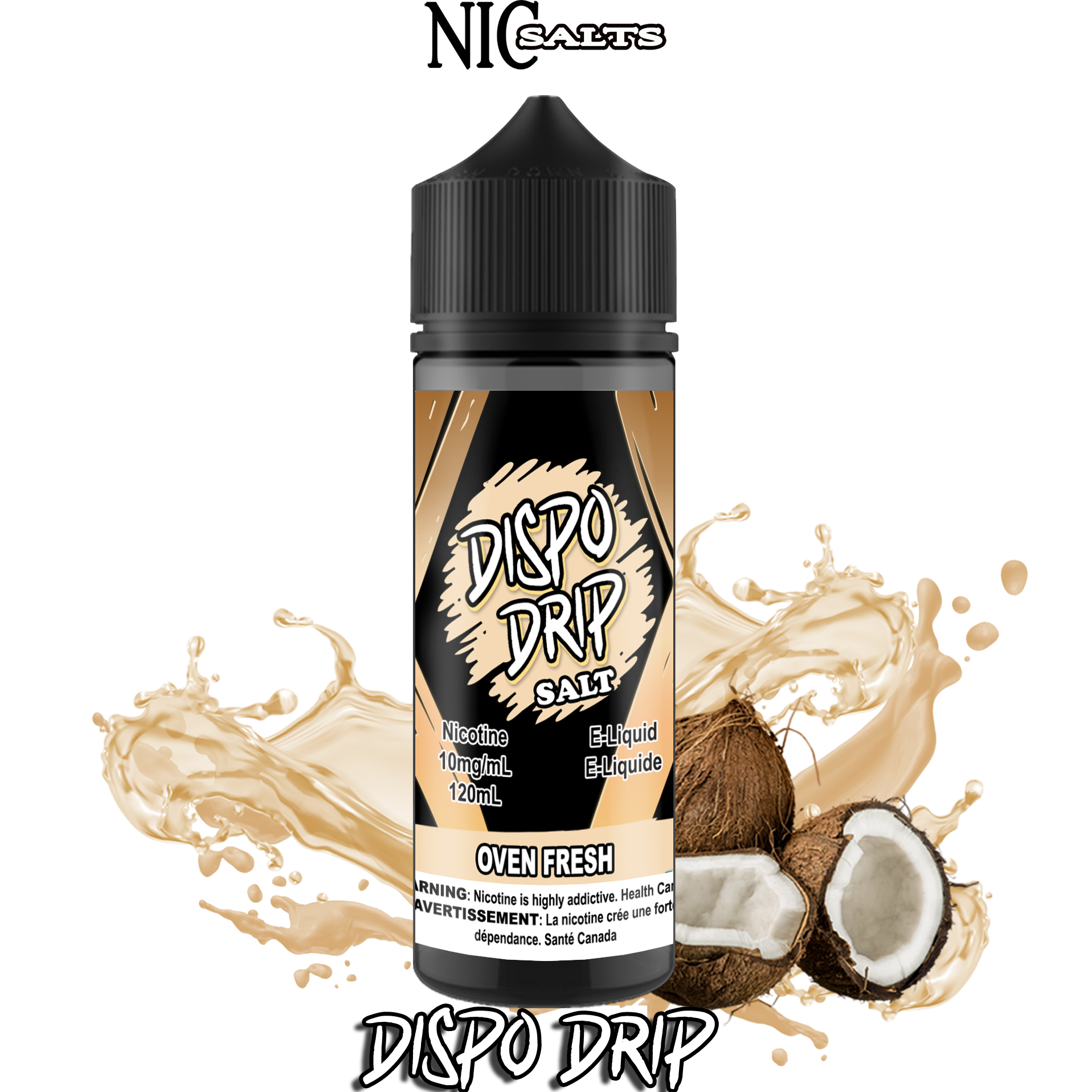 CUSTOM DISPO DRIP SALT - OVEN FRESH