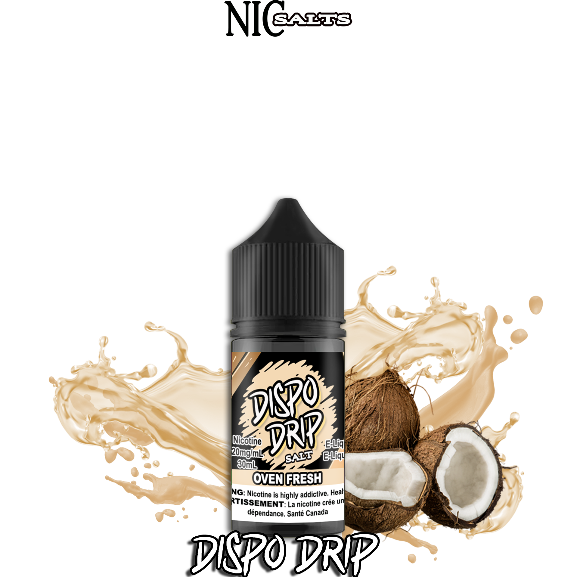 CUSTOM DISPO DRIP SALT - OVEN FRESH