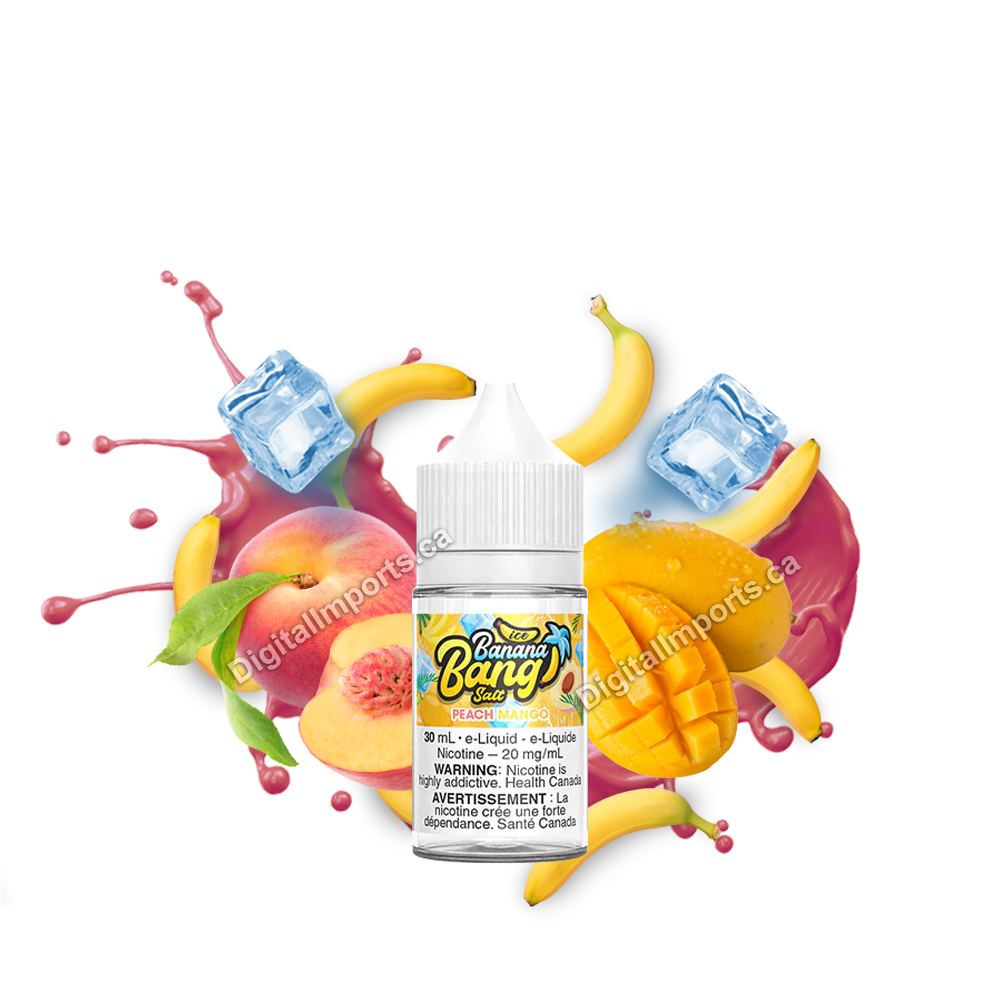 BANANA BANG SALT - PEACH MANGO ICE 30ML