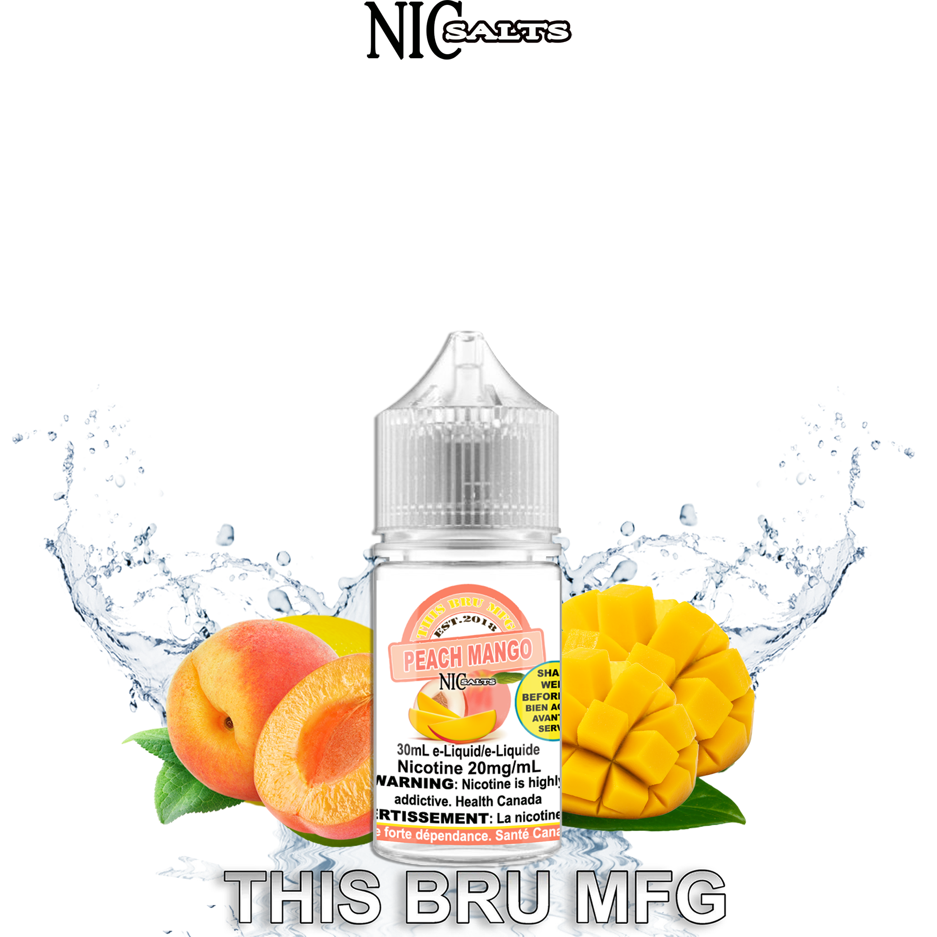 THIS BRU MFG SALT - PEACH MANGO 30ML
