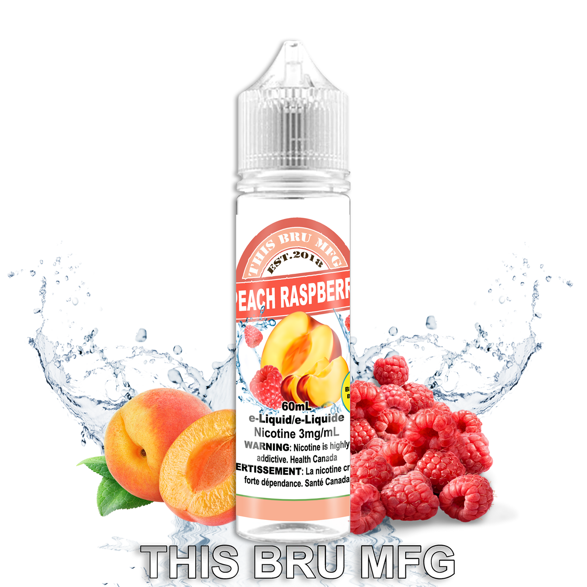 THIS BRU MFG - PEACH RASPBERRY 60ML