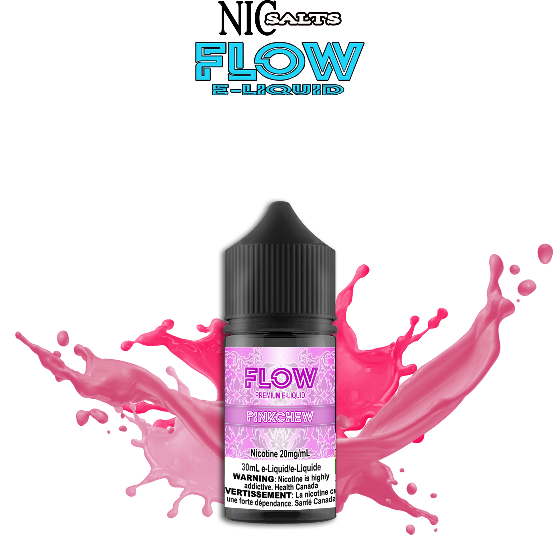 FLOW E-LIQUID SALT - PINKCHEW 30ML