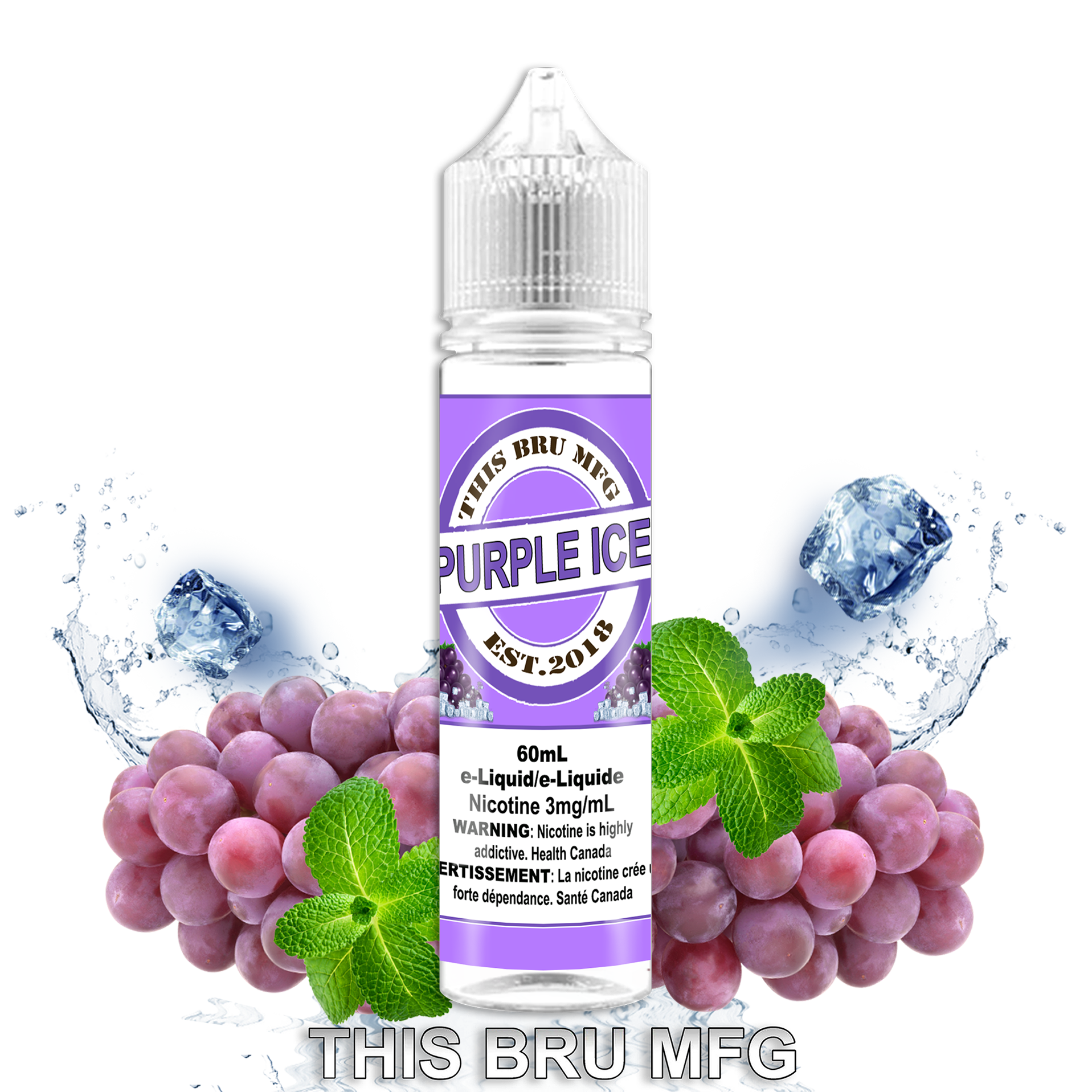 THIS BRU MFG - PURPLE ICE 60ML