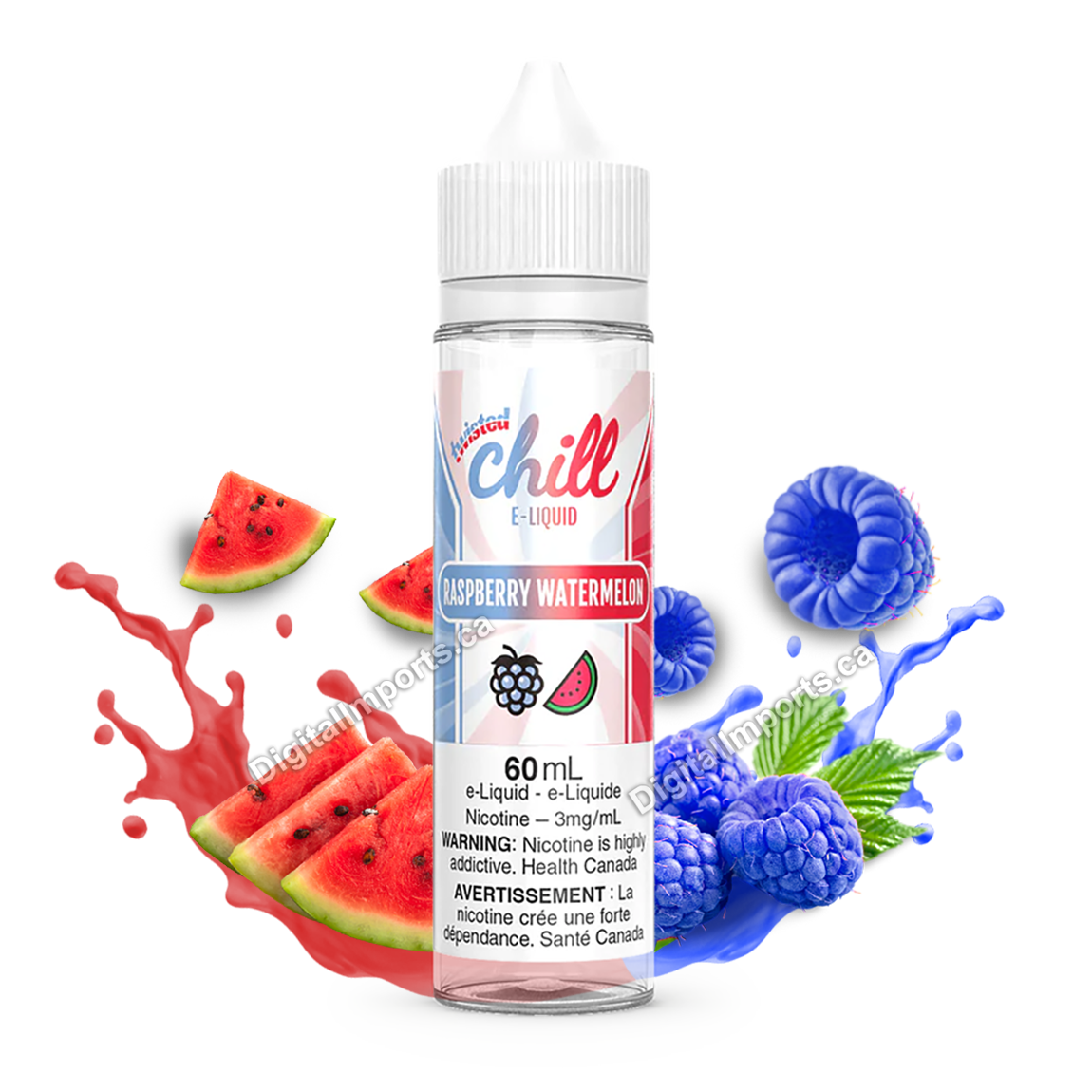 CHILL - RASPBERRY WATERMELON TWISTED 60ML