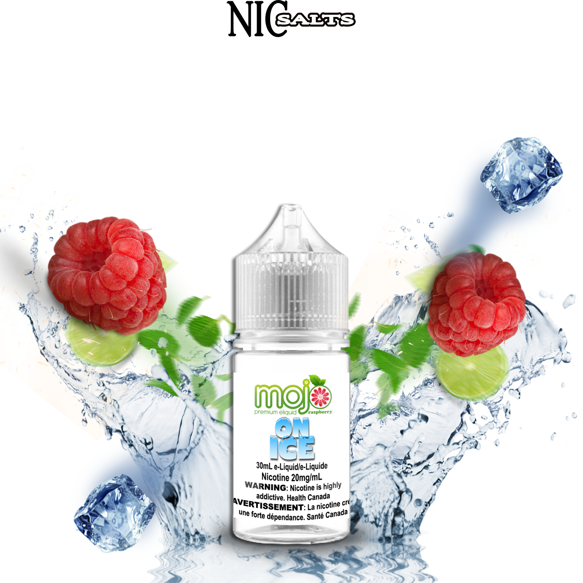 CUSTOM MOJO SALT - RASPBERRY ICE