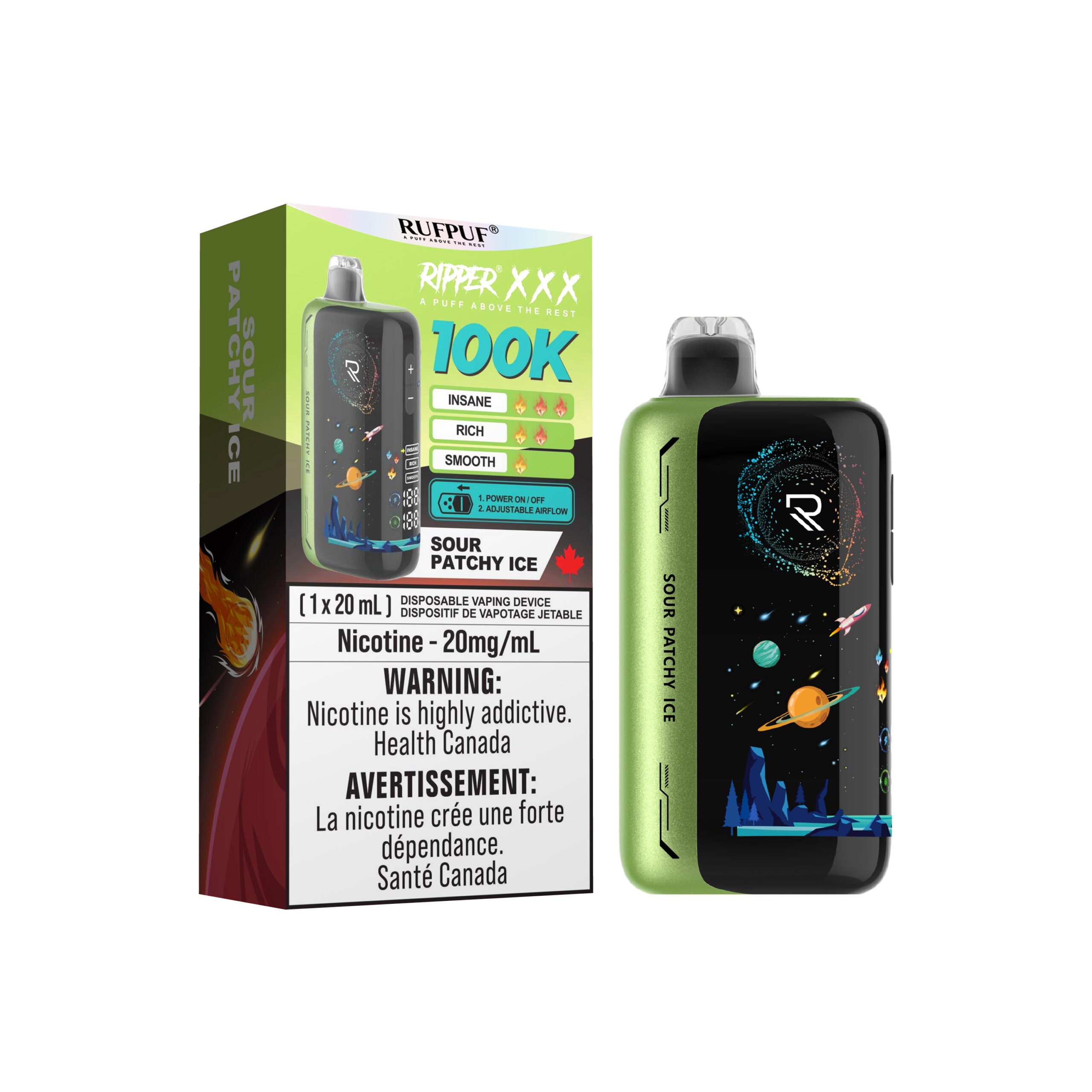 RUFPUF RIPPER XXX 100K DISPOSABLE