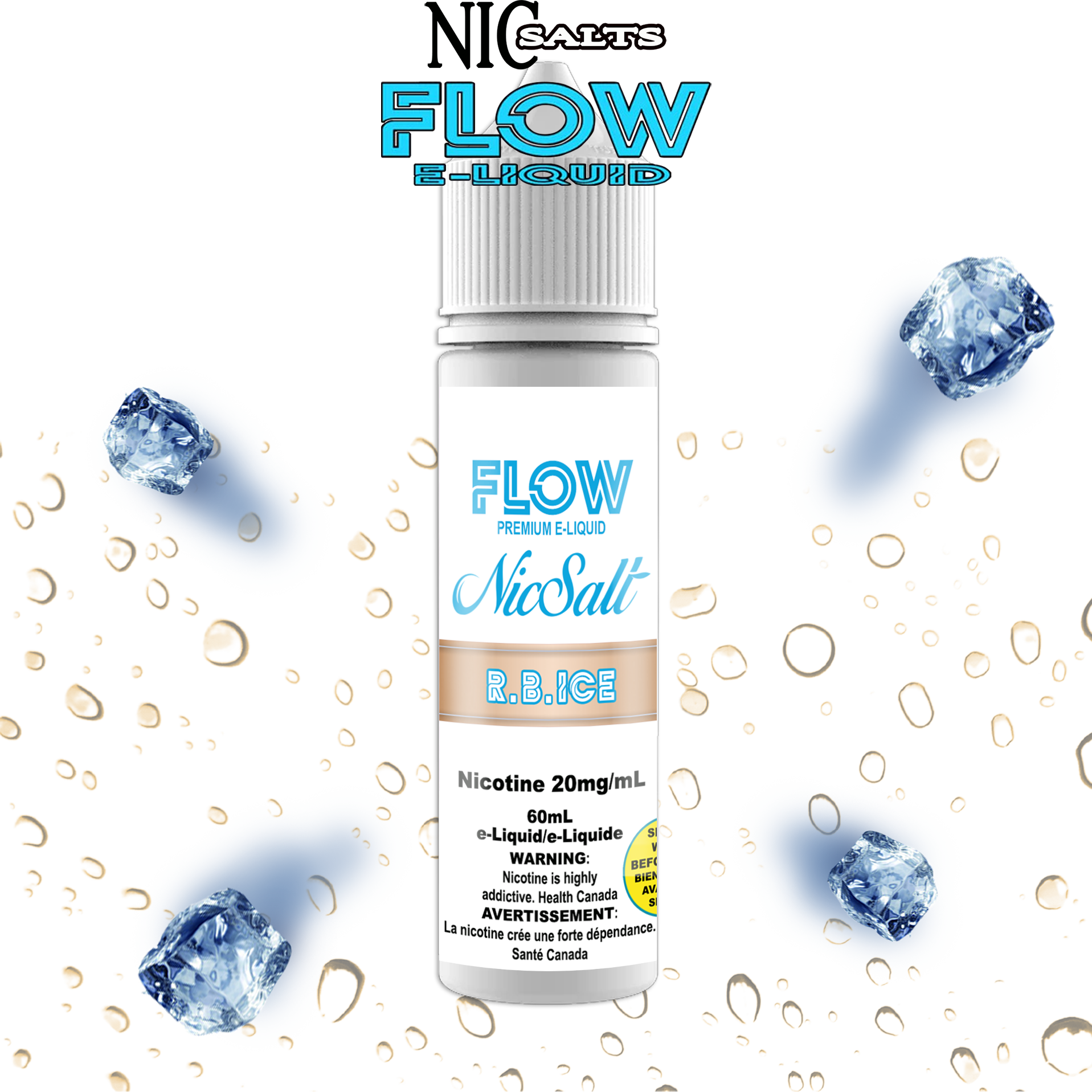 CUSTOM FLOW E-LIQUID SALT - R.B. ICE