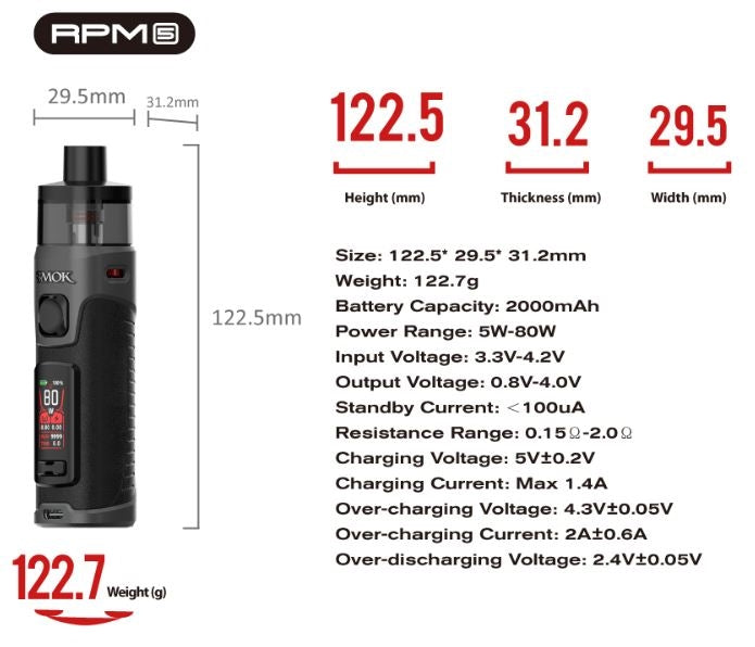 SMOK RPM5 80W POD KIT