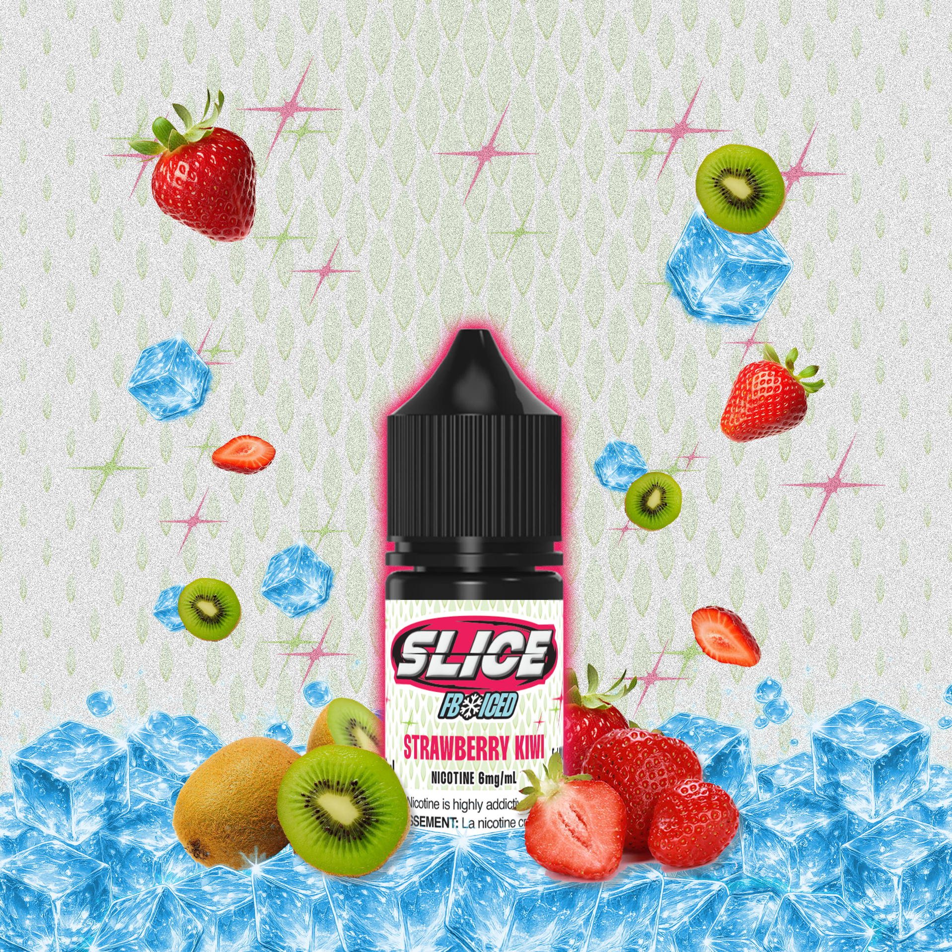 CUSTOM SLICE - STRAWBERRY KIWI (ICED)