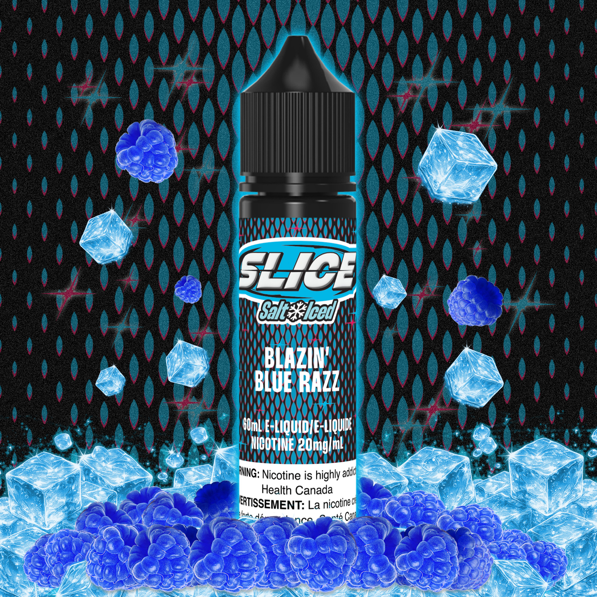 SLICE SALT - BLAZIN' BLUE RAZZ (ICED)