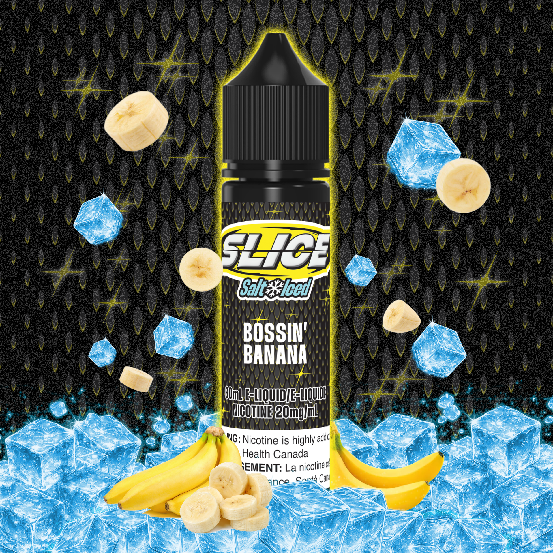 CUSTOM SLICE SALT - BOSSIN' BANANA (ICED)