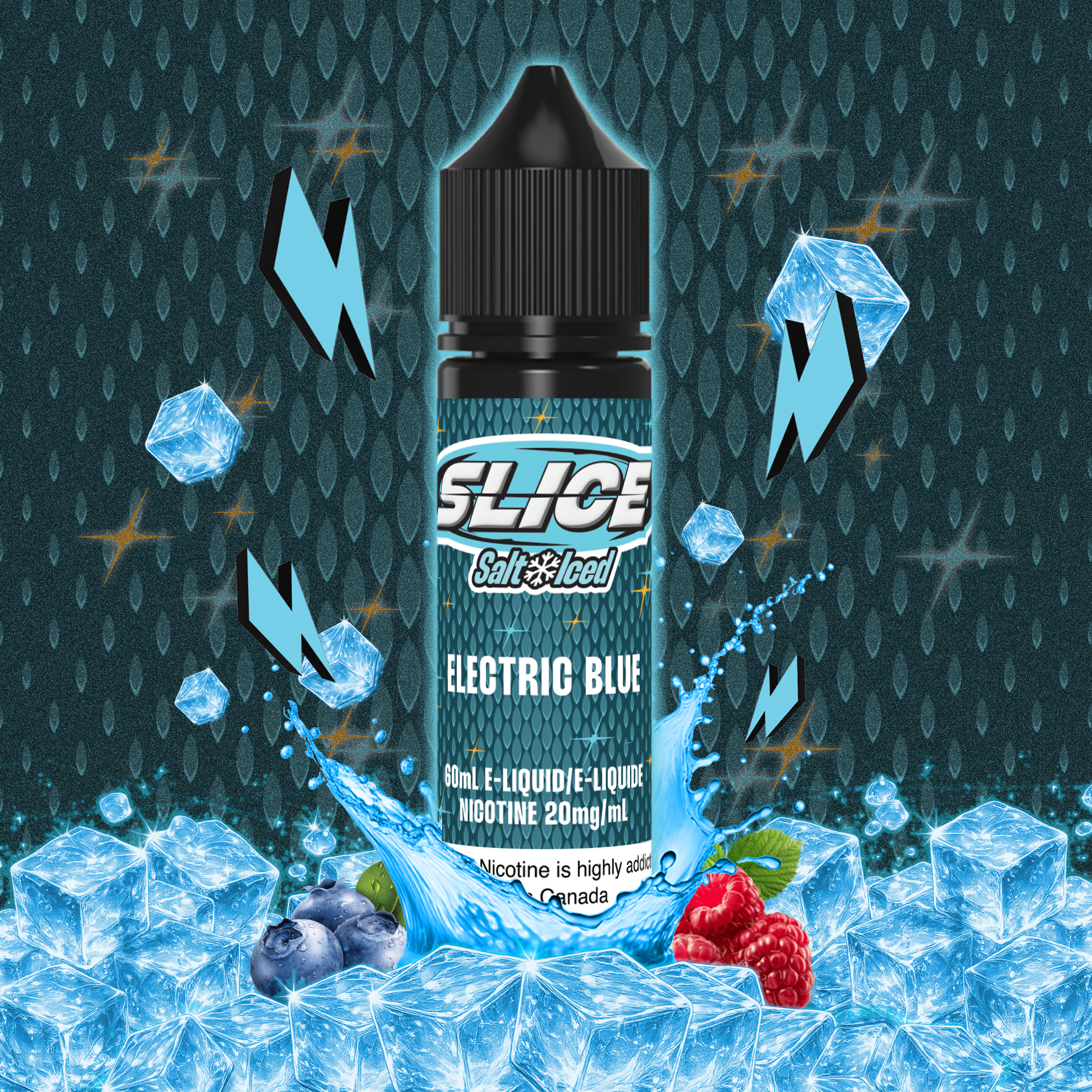 CUSTOM SLICE SALT - ELECTRIC BLUE