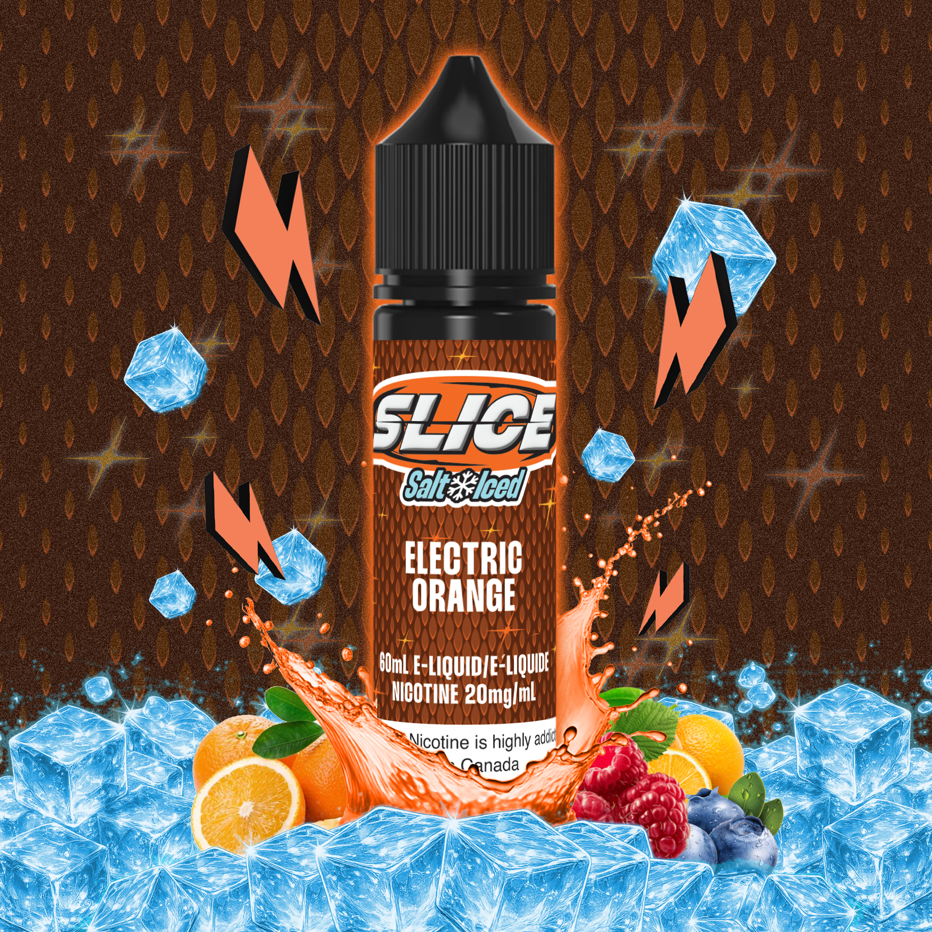 CUSTOM SLICE SALT - ELECTRIC ORANGE