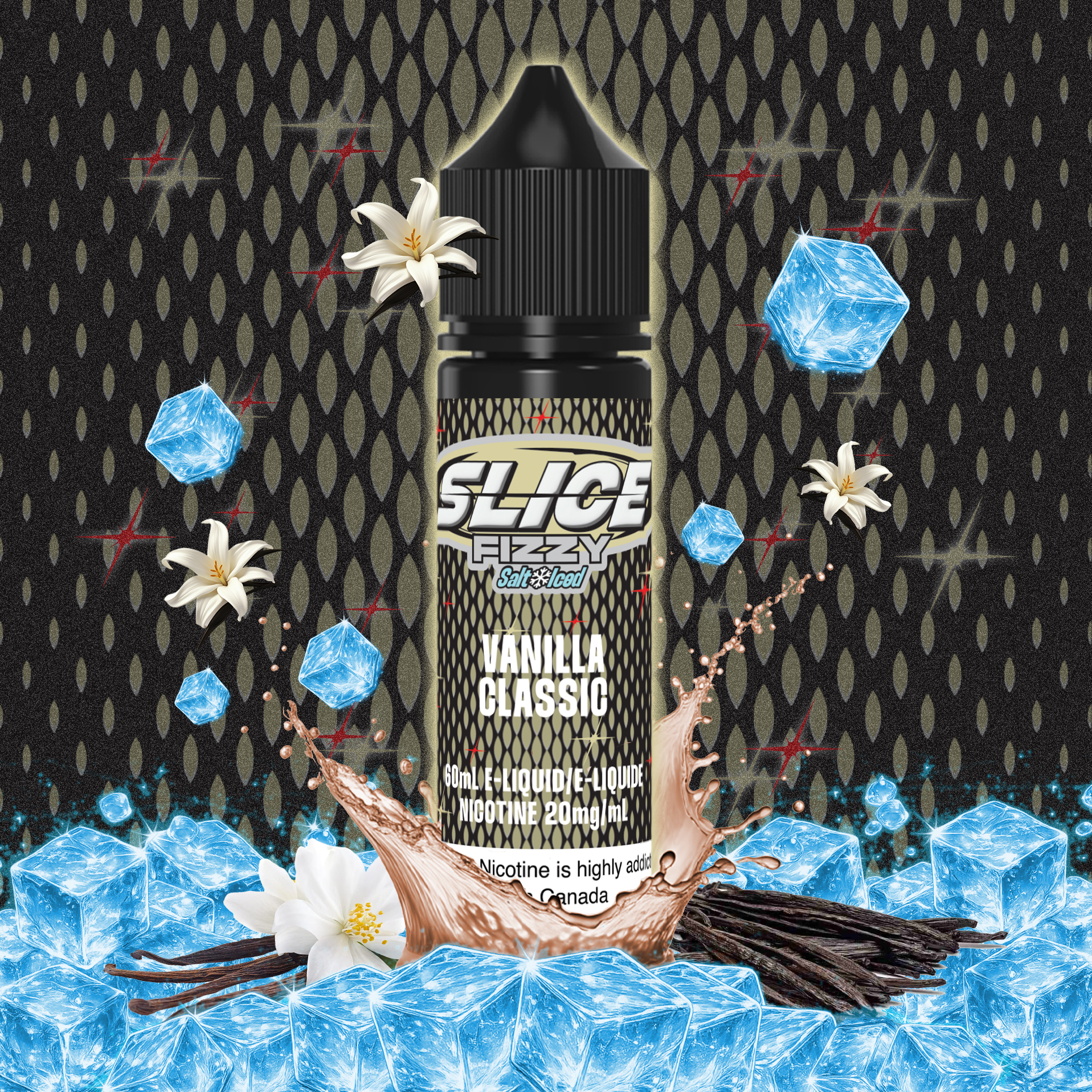 SLICE SALT - FIZZY VANILLA CLASSIC (ICED)