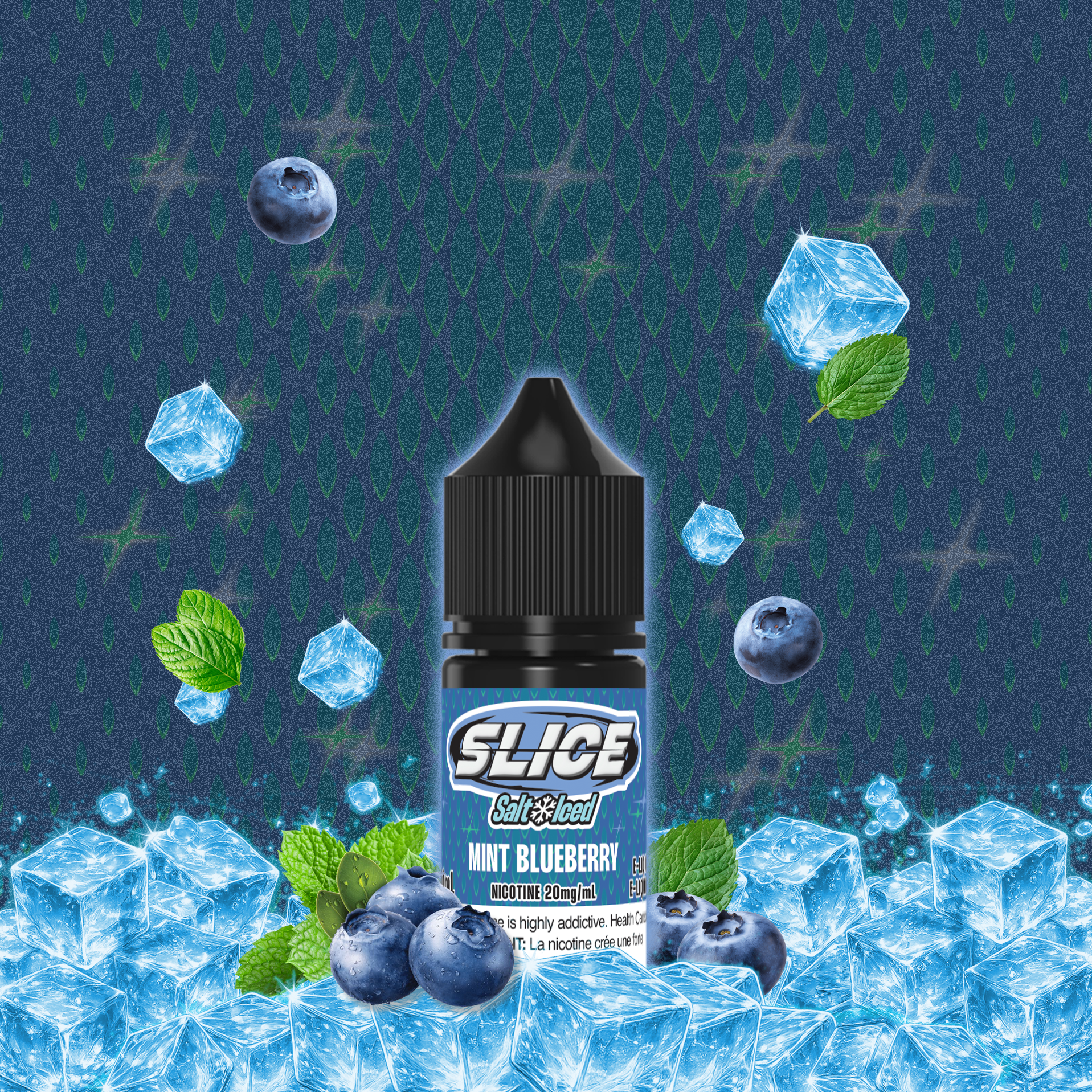 SLICE SALT - MINT BLUEBERRY (ICED)