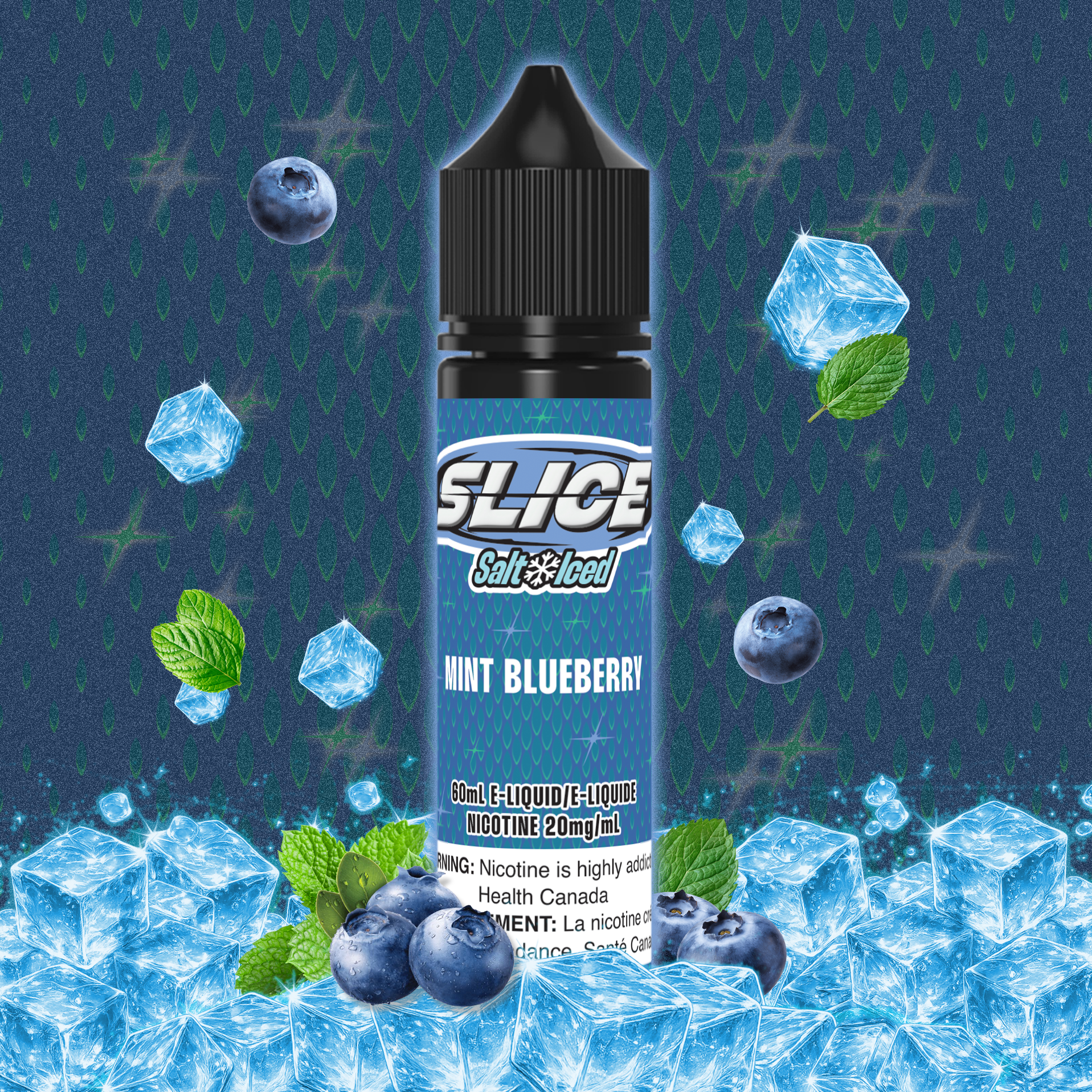 SLICE SALT - MINT BLUEBERRY (ICED)