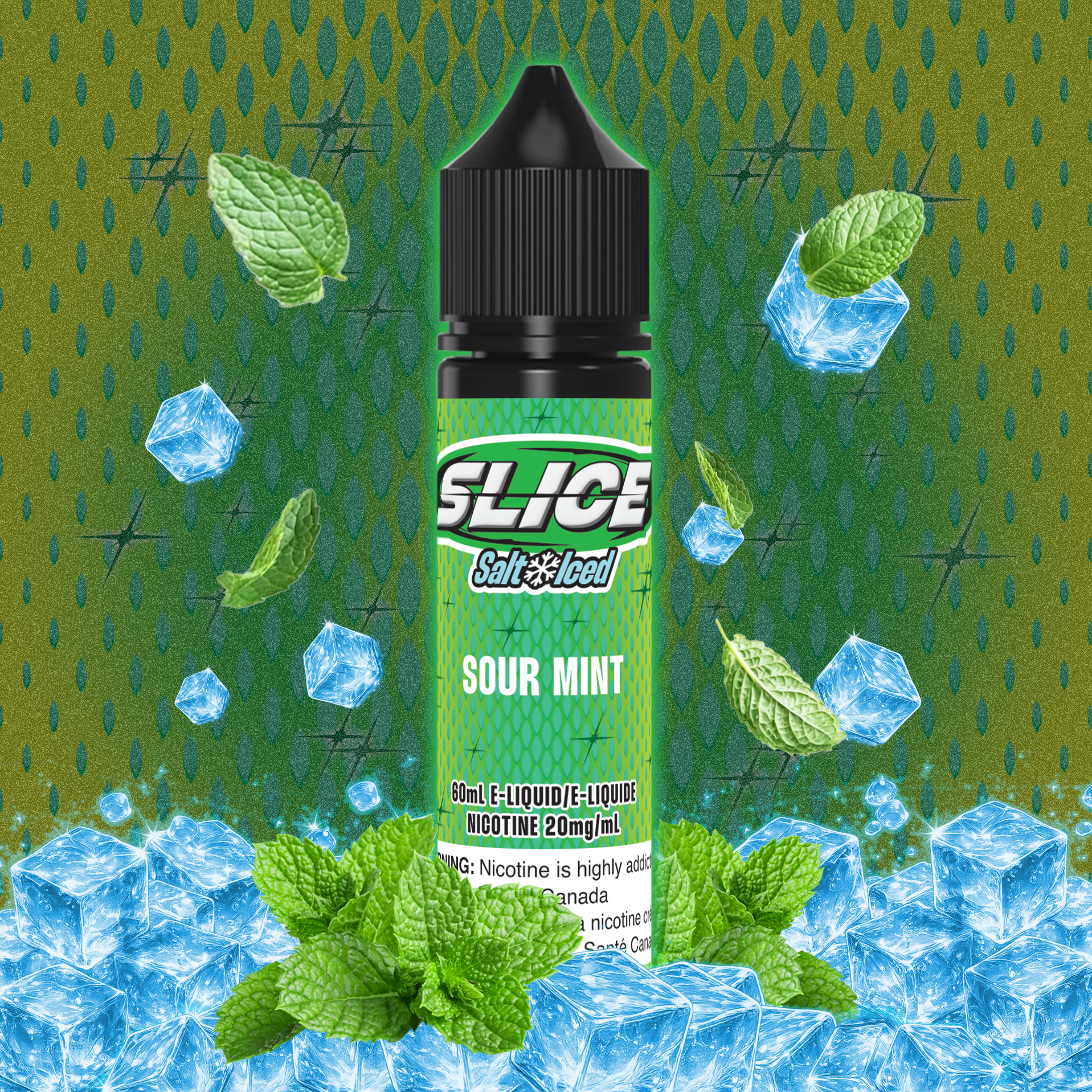 CUSTOM SLICE SALT - SOUR MINT (ICED)