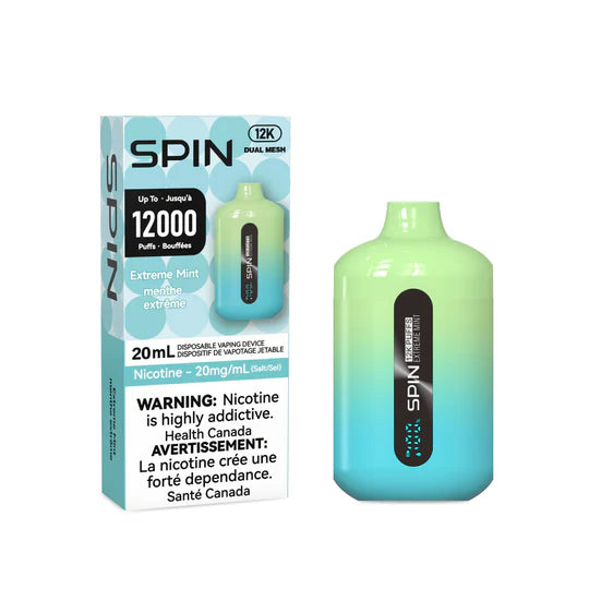 Spin 12000 Extreme Mint 20mg