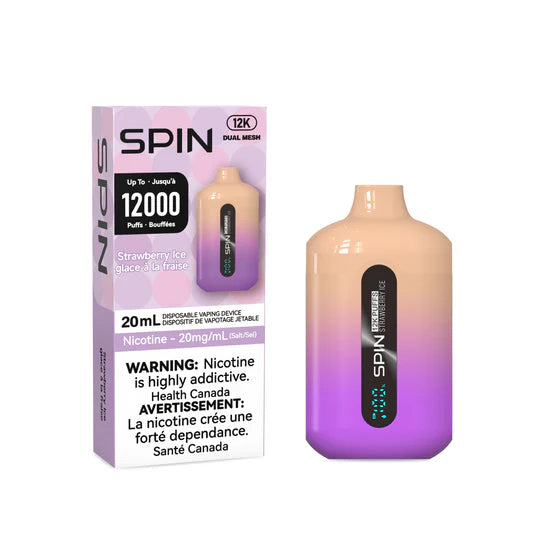 Spin 12000 Strawberry Ice 20mg