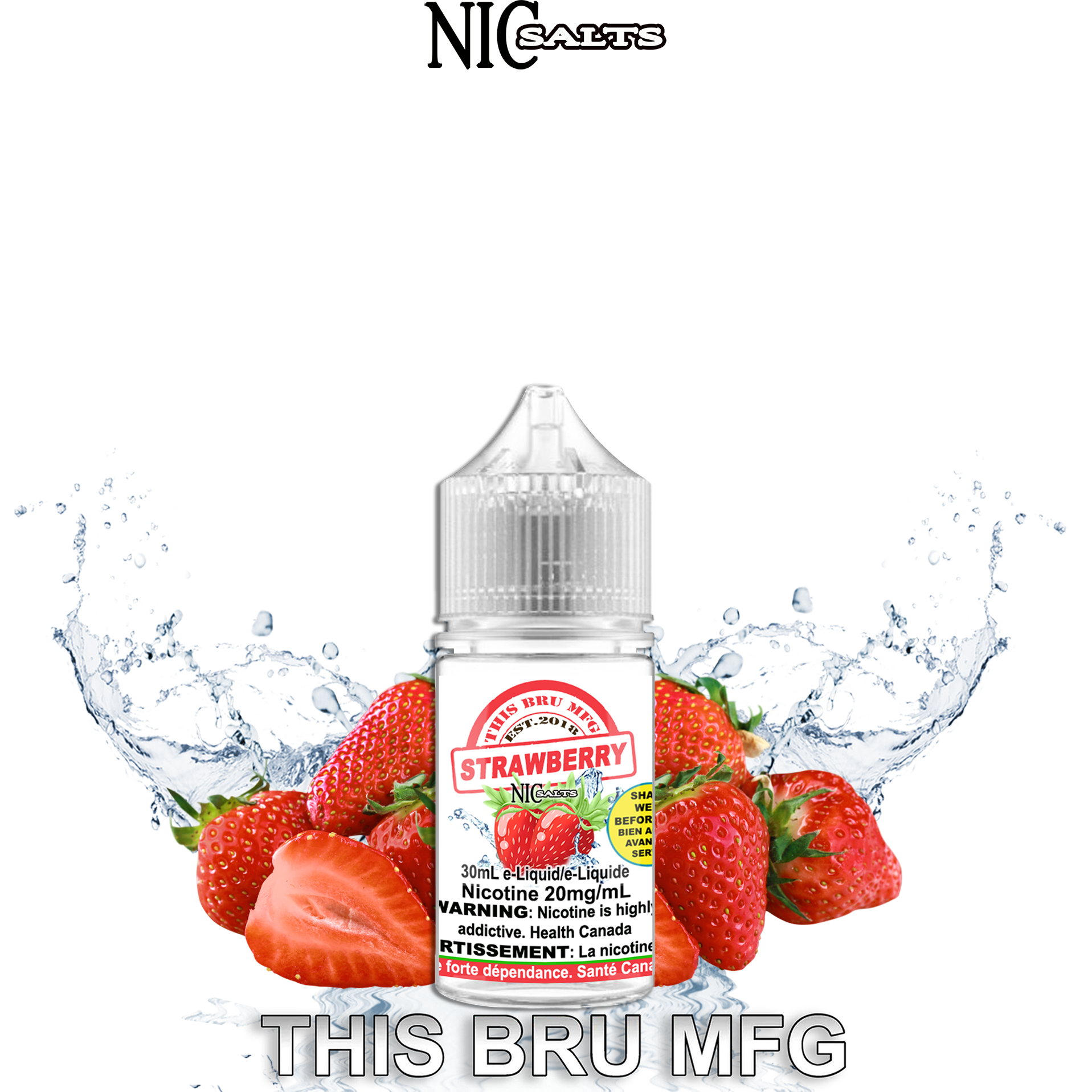 THIS BRU MFG SALT - STRAWBERRY 30ML