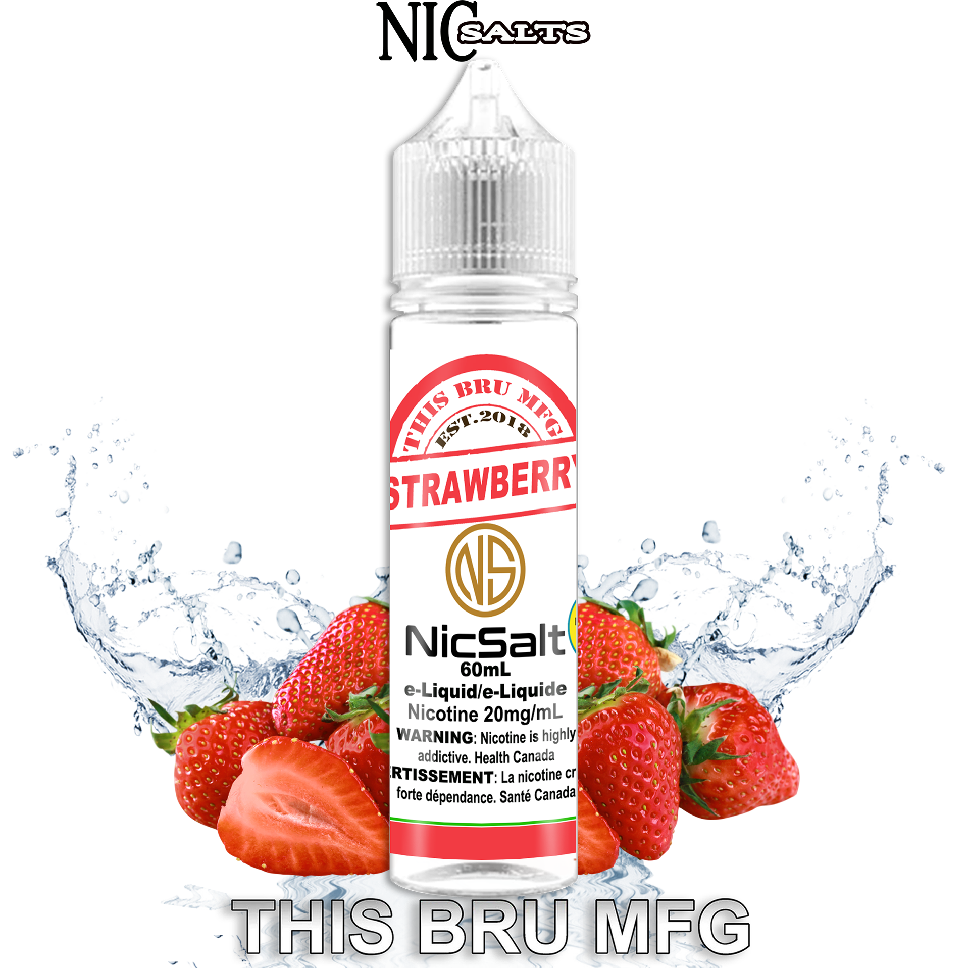 THIS BRU MFG SALT - STRAWBERRY 60ML