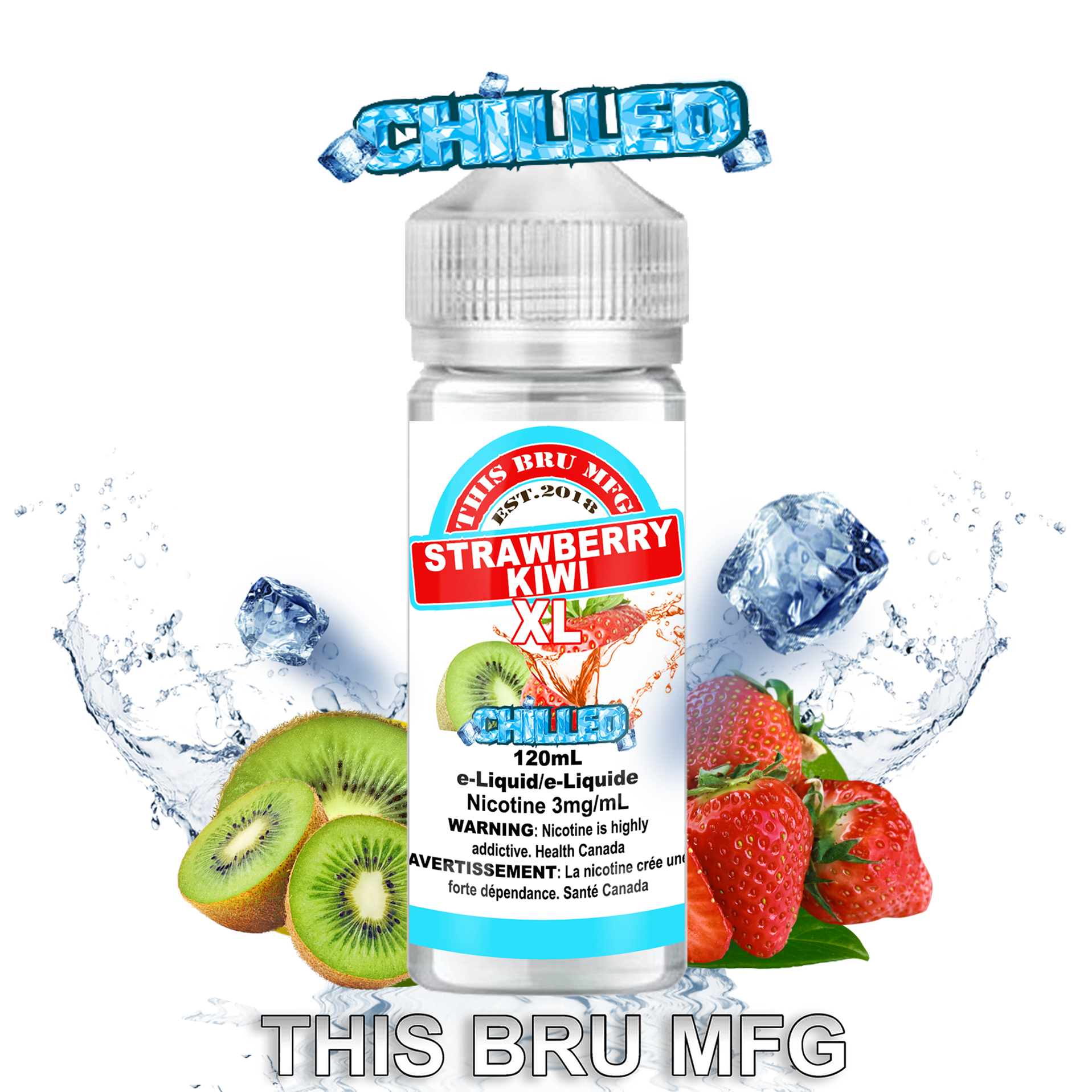 CUSTOM THIS BRU MFG - STRAWBERRY KIWI CHILLED