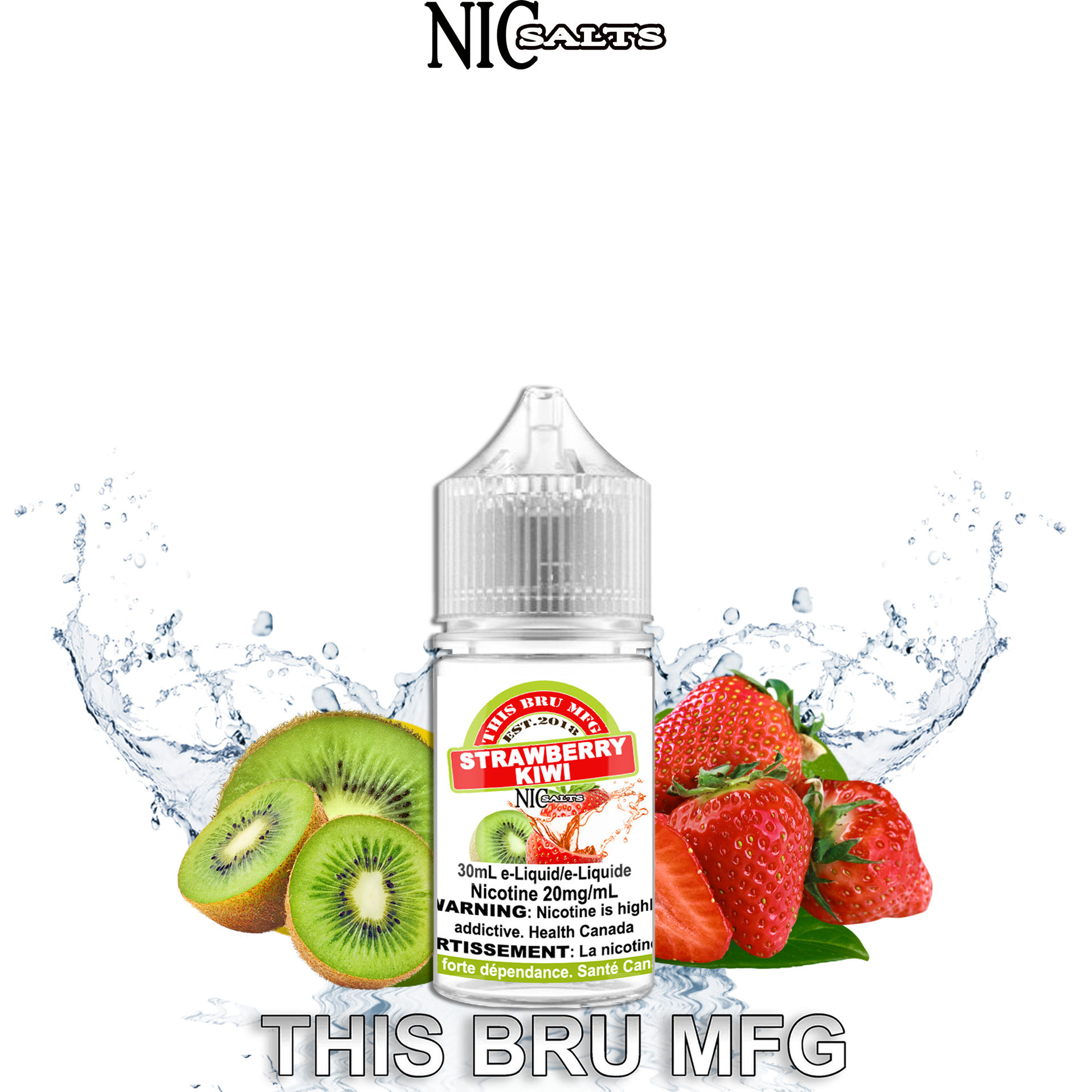 THIS BRU MFG SALT - STRAWBERRY KIWI 30ML