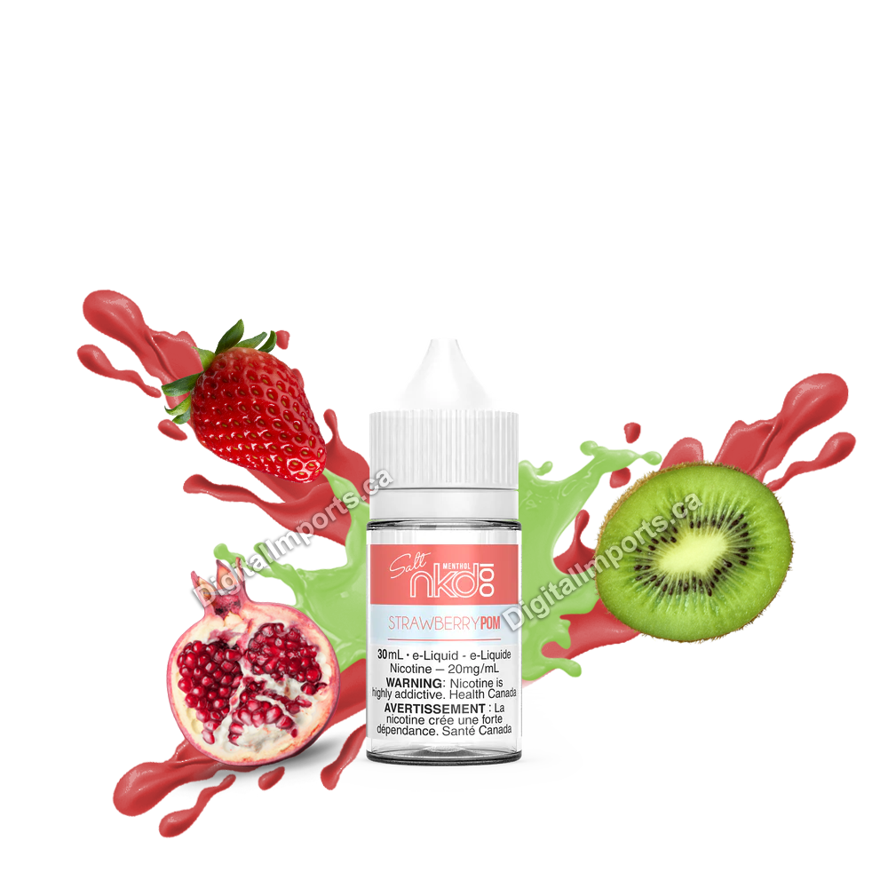 NAKED 100 SALT - STRAWBERRY POM (BRAIN FREEZE) 30ML