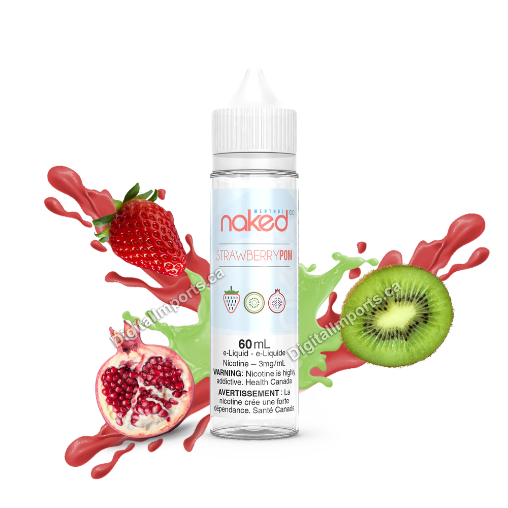 NAKED 100 - STRAWBERRY POM (BRAIN FREEZE) 60ML