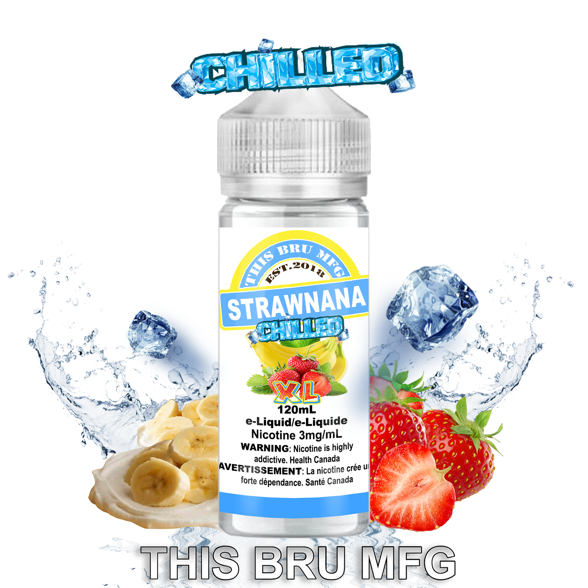 CUSTOM THIS BRU MFG - STRAWNANA CHILLED