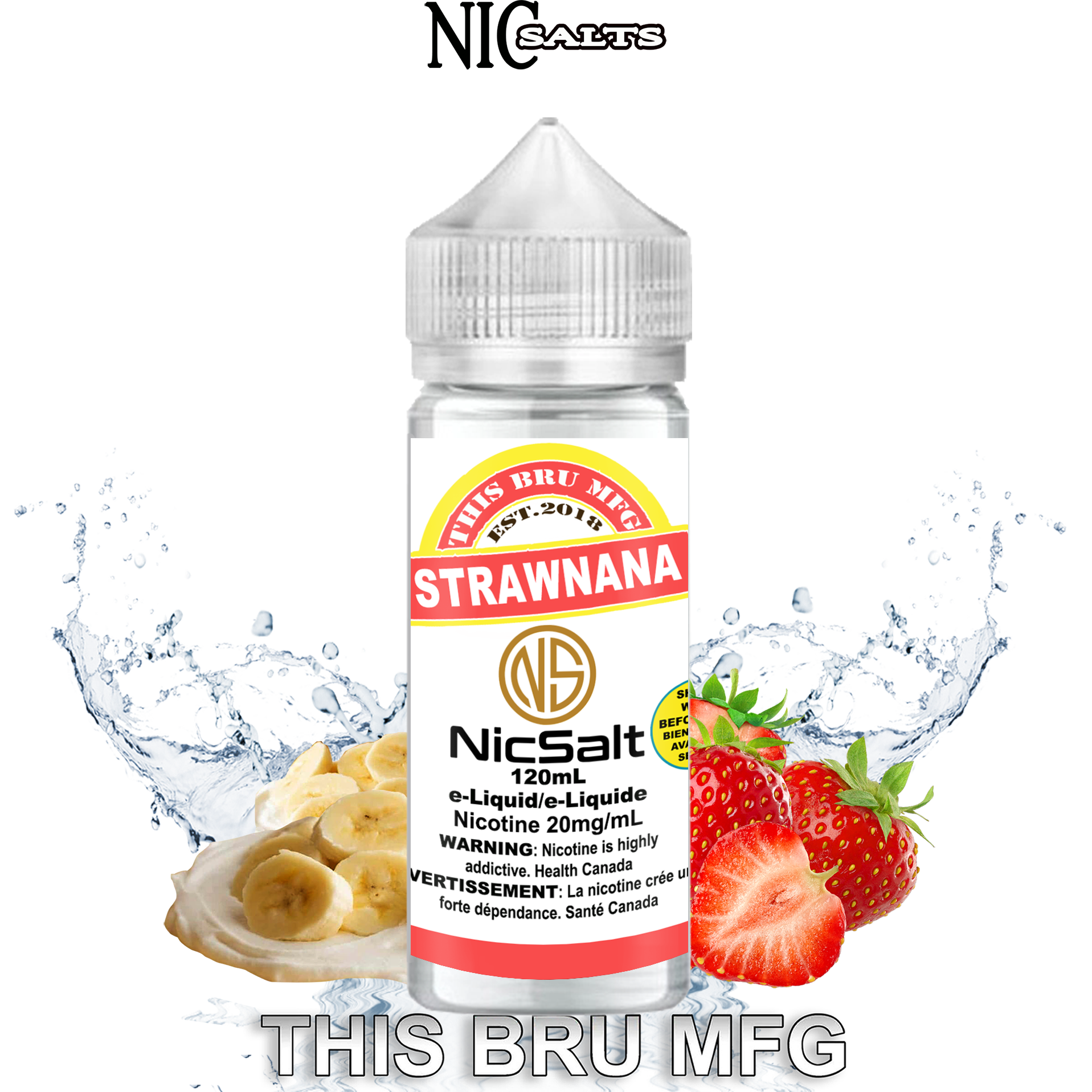 CUSTOM THIS BRU MFG SALT - STRAWNANA